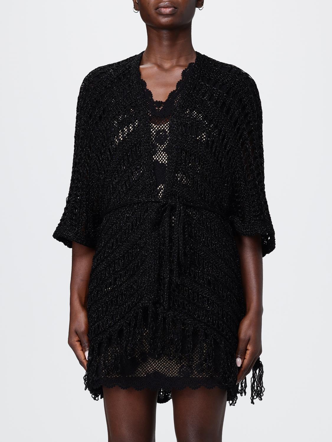 TWINSET VESTIDO: Vestido de punto Twinset, Negro - Img 1