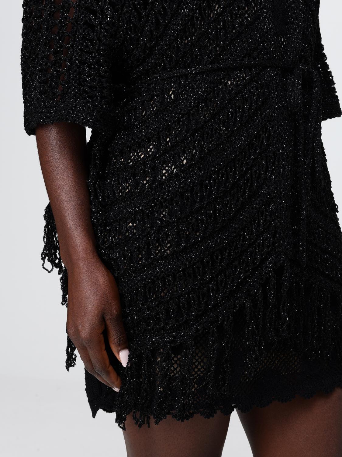 TWINSET VESTIDO: Vestido de punto Twinset, Negro - Img 4