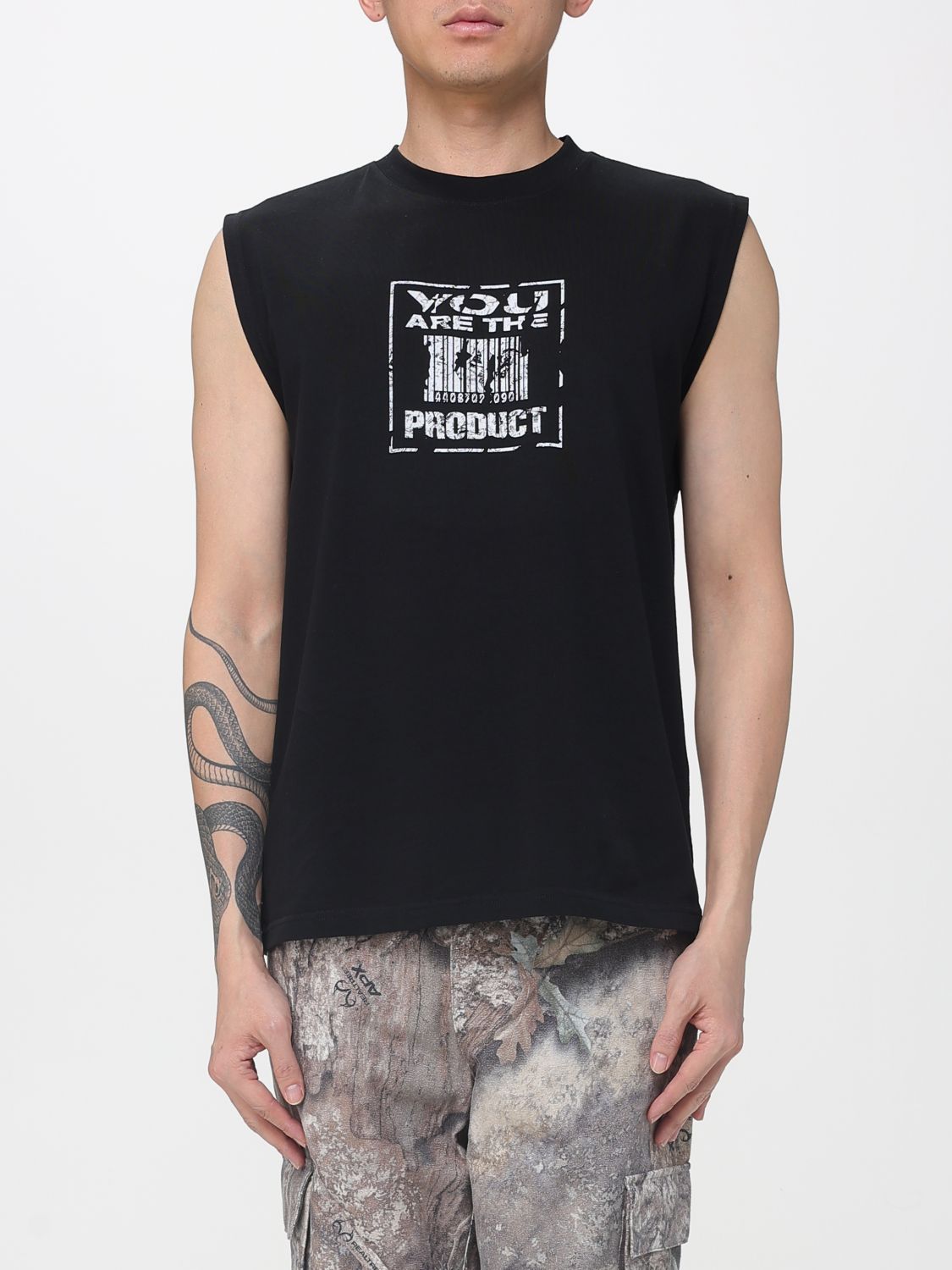 44 LABEL GROUP T-SHIRT: T-shirt men 44 Label Group, Black - Img 1