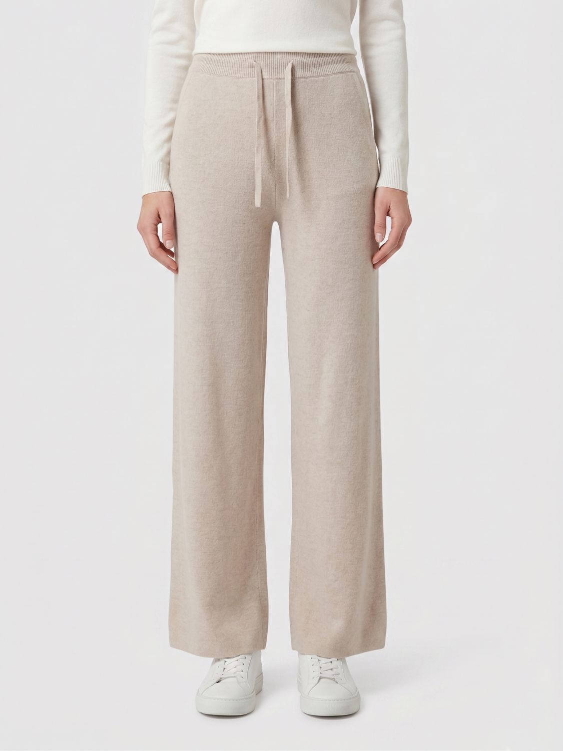 ARCH4 PANTALONES: Pantalones Arch4 de punto, Beige - Img 1