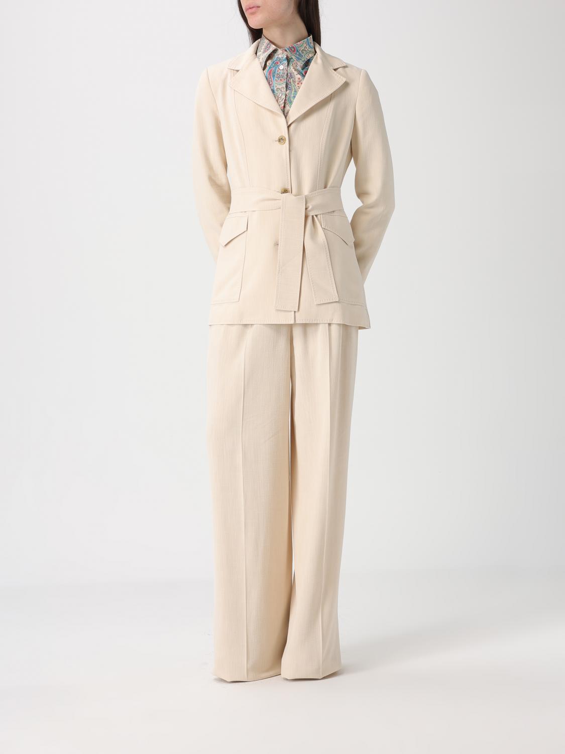 ETRO PANTS: Pants woman Etro, White - Img 2