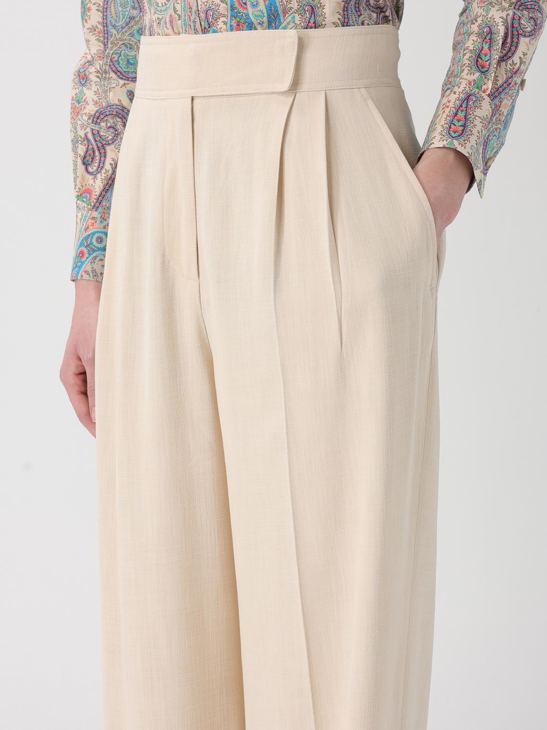 ETRO PANTS: Pants woman Etro, White - Img 5