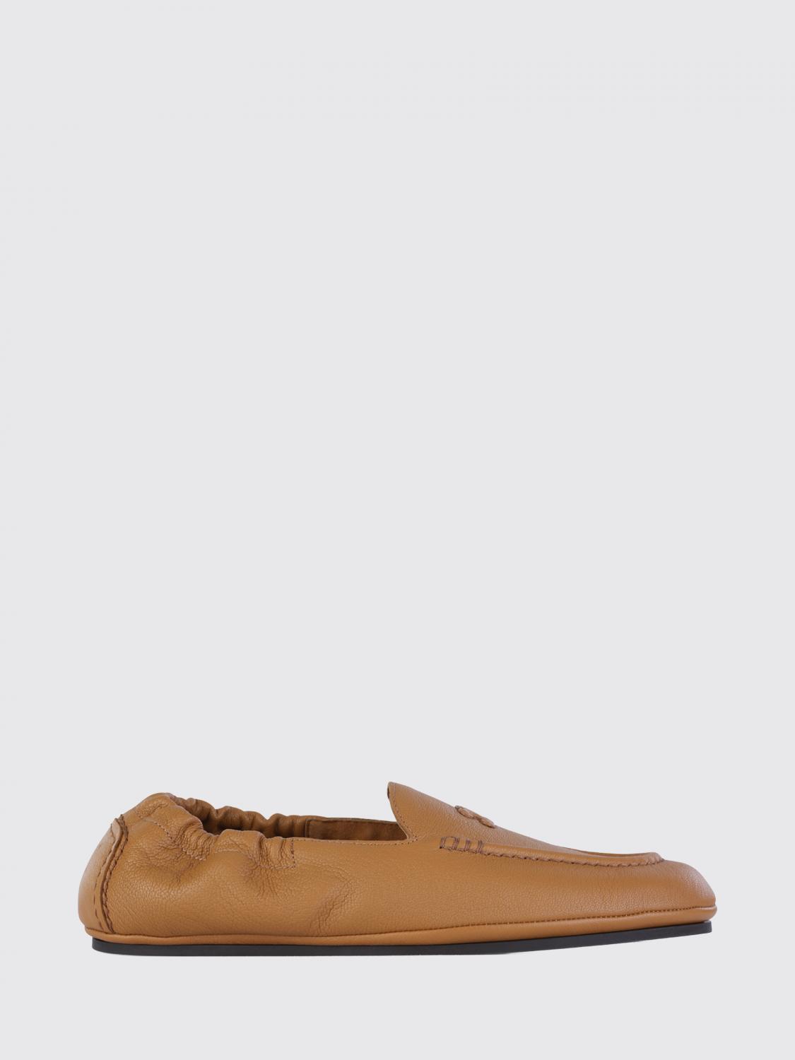 CELINE MOCASSINI: Mocassini in pelle Celine, Cammello - Img 1