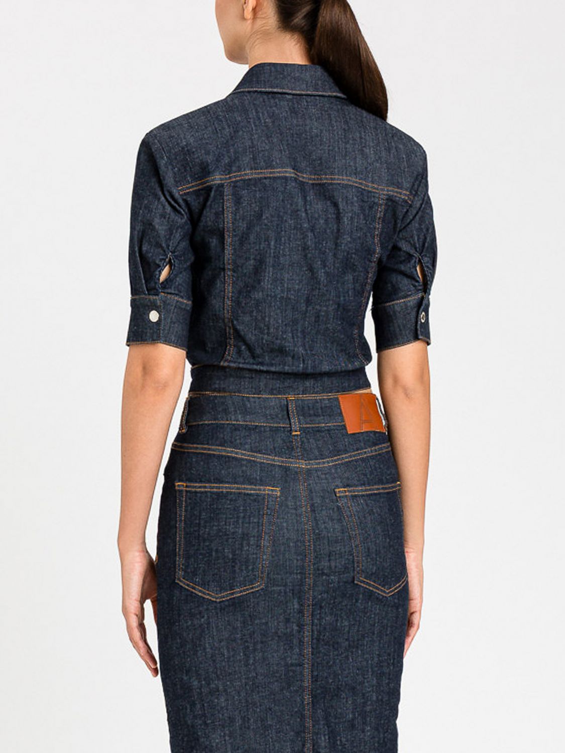 TWINSET ACTITUDE CAMISA: Camisa mujer Twinset Actitude, Denim - Img 3