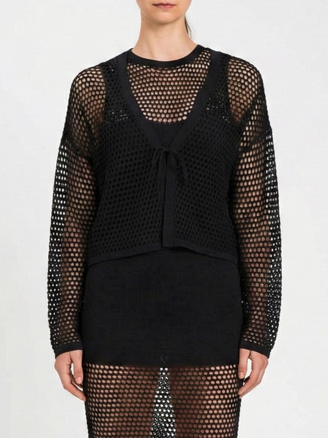 TWINSET ACTITUDE CÁRDIGAN: Cárdigan mujer Twinset Actitude, Negro - Img 1