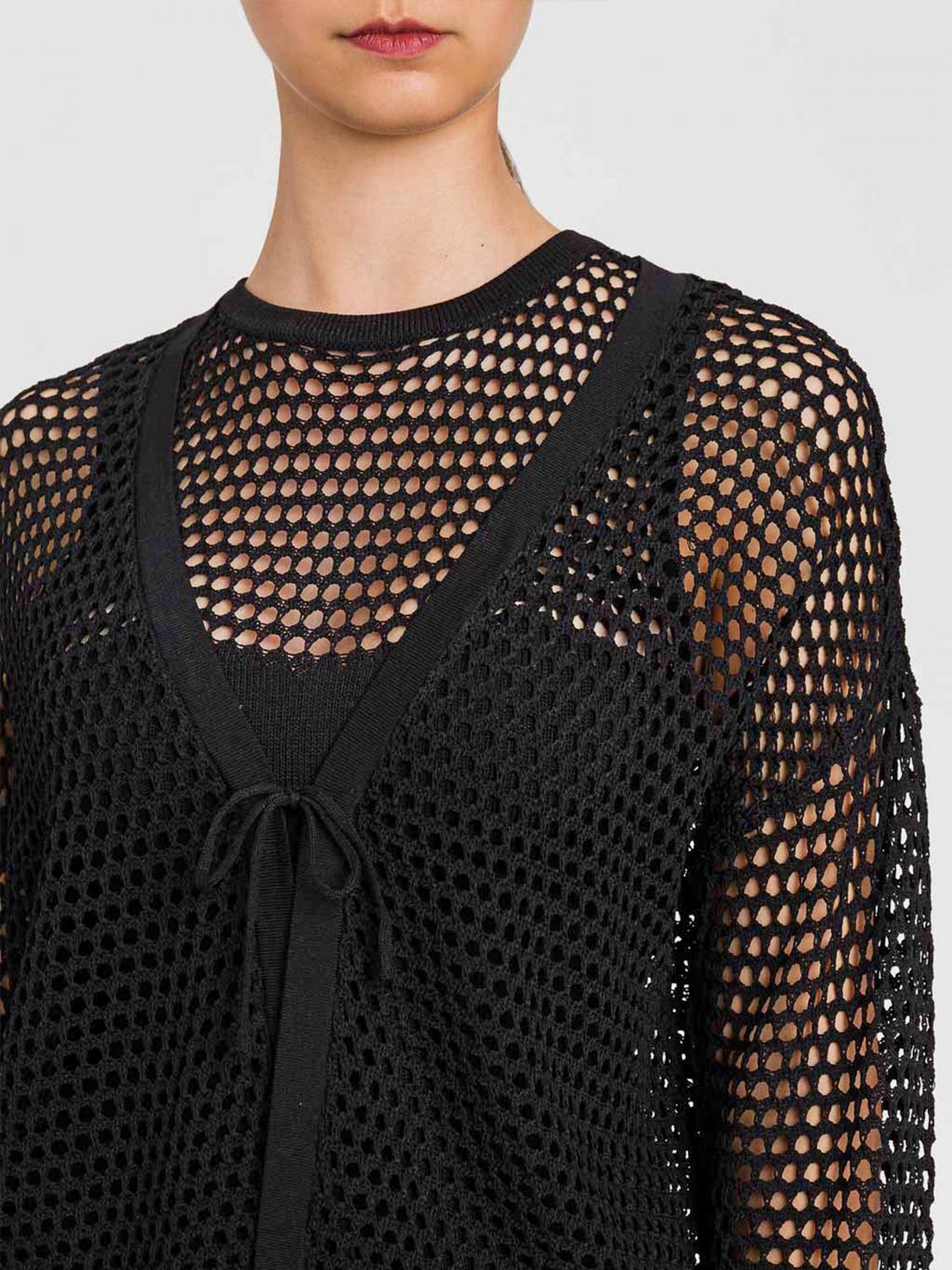 TWINSET ACTITUDE CÁRDIGAN: Cárdigan mujer Twinset Actitude, Negro - Img 4