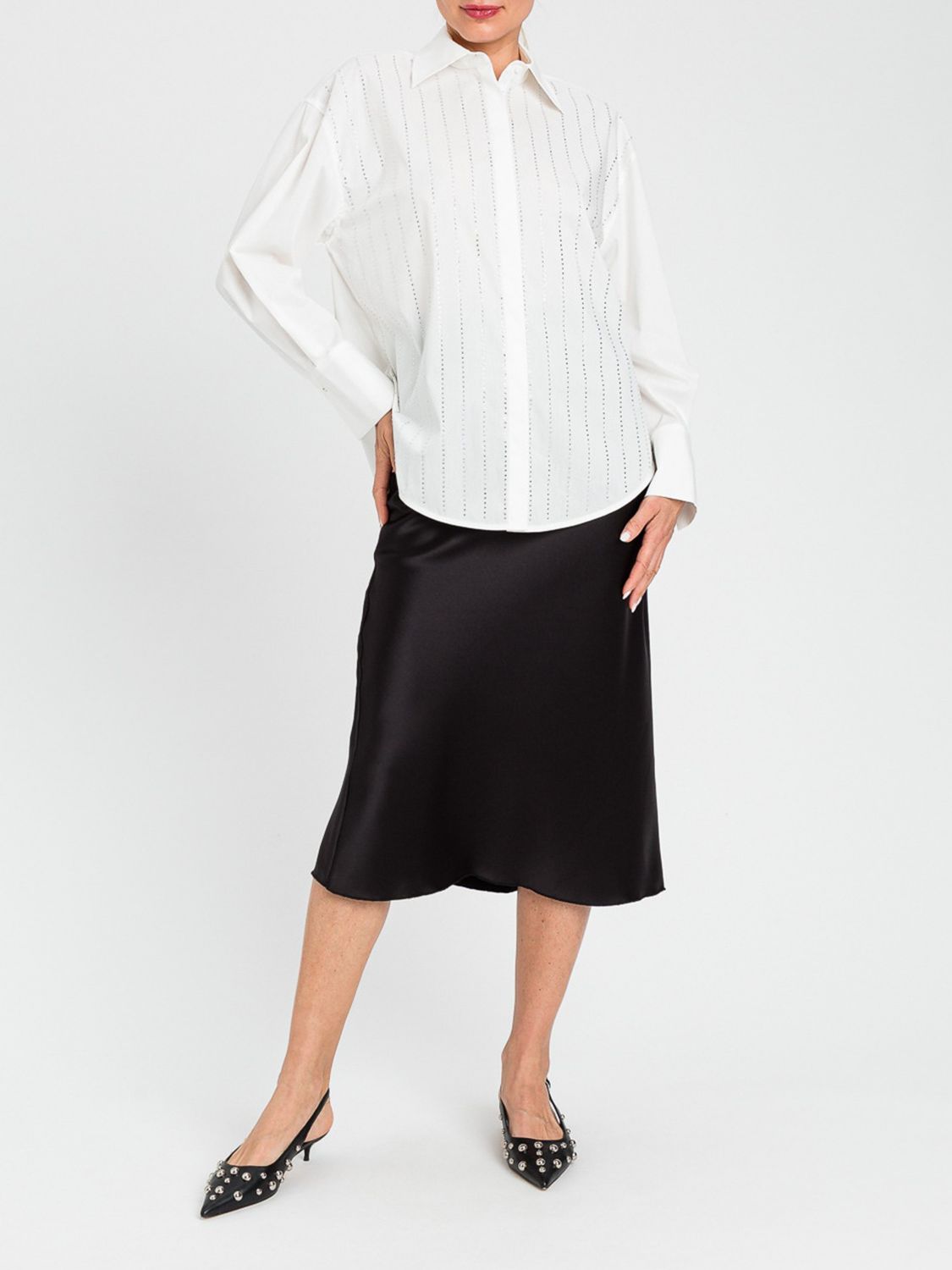 TWINSET ACTITUDE CAMISA: Camisa mujer Twinset Actitude, Blanco - Img 2