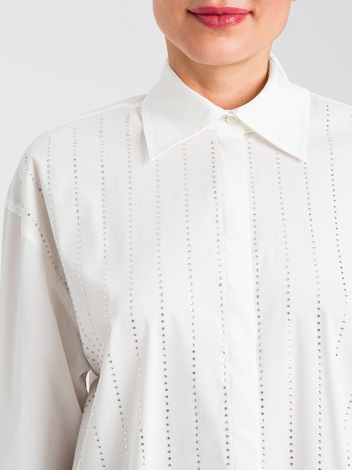 TWINSET ACTITUDE CAMISA: Camisa mujer Twinset Actitude, Blanco - Img 4