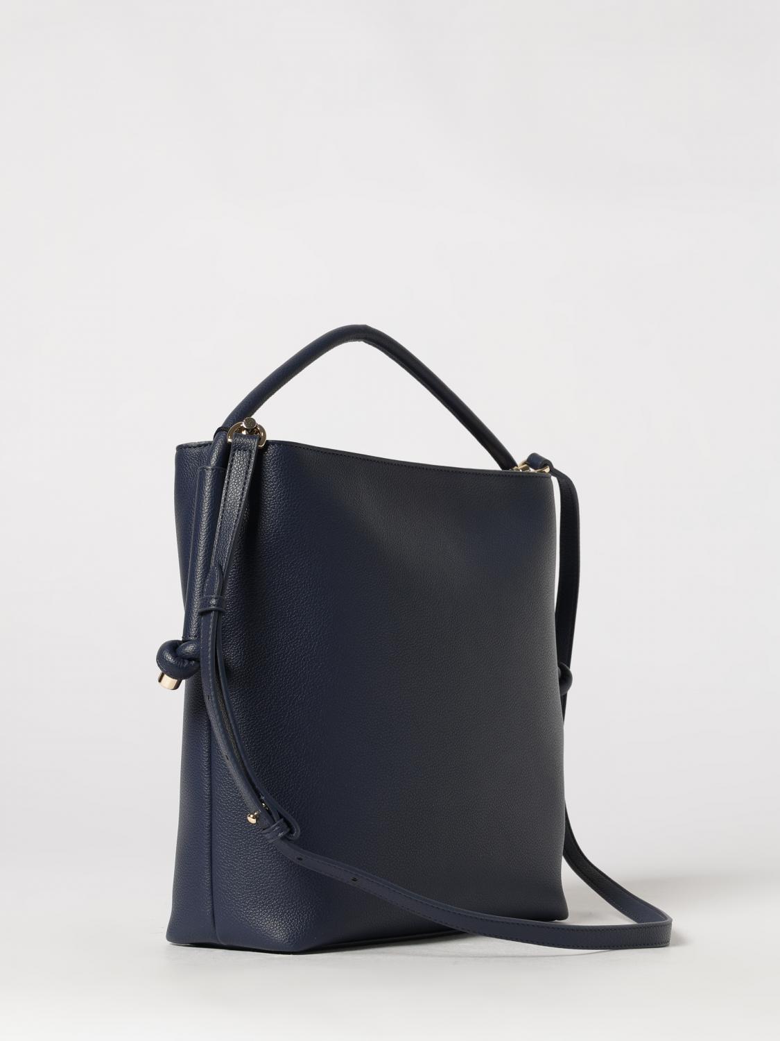 TWINSET BORSA A MANO: Borsa a secchiello Twinset in pelle sintetica , Blue - Img 2