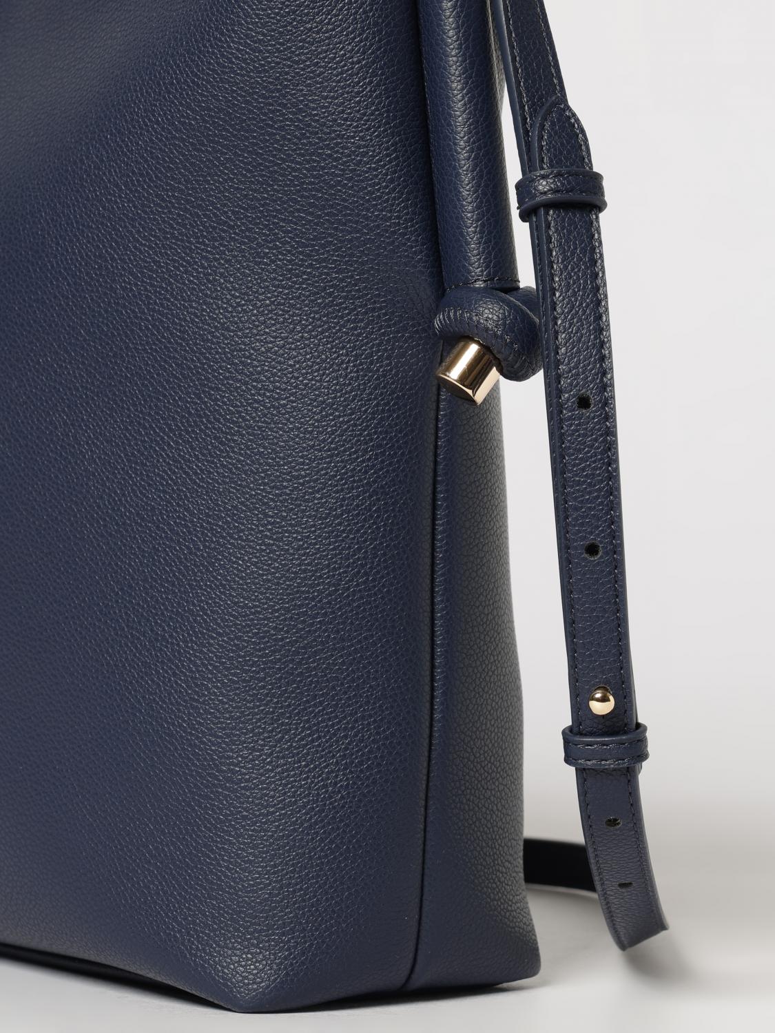 TWINSET BORSA A MANO: Borsa a secchiello Twinset in pelle sintetica , Blue - Img 3