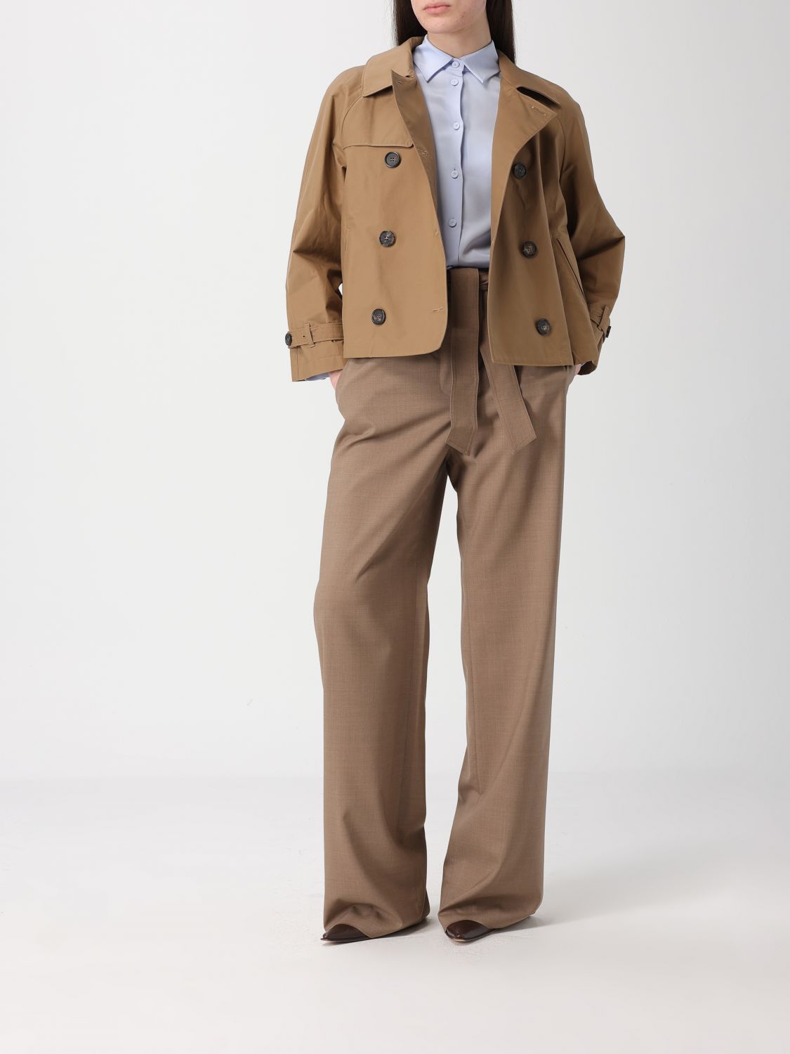 MAX MARA MANTEL: Mantel damen Max Mara, Braun - Img 2