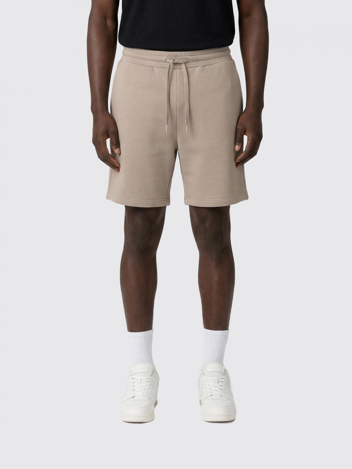 AMI PARIS SHORTS: Organic Cotton Shorts Ami Paris, Beige - Img 1