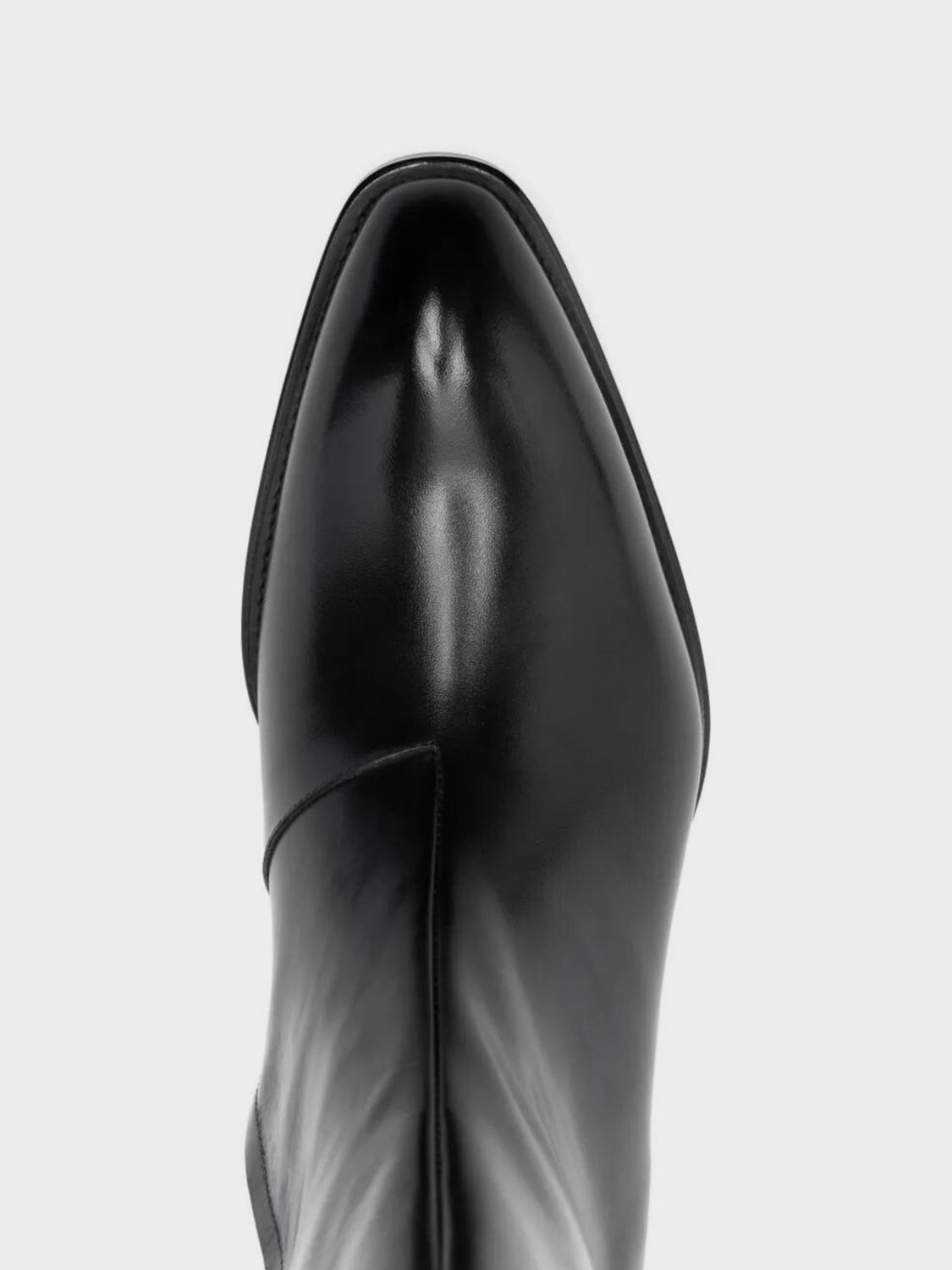 TOM FORD STIEFELETTEN: Leder-Stiefeletten Tom Ford, Schwarz - Img 4