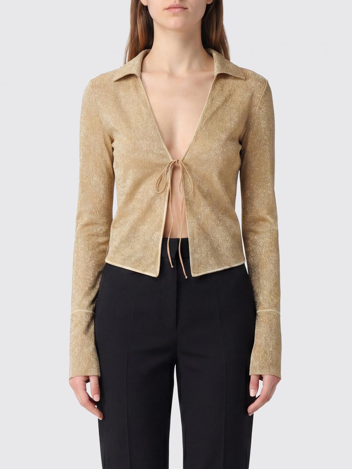 OSÉREE CAMISA: Camisa mujer OsÉree, Oro - Img 1