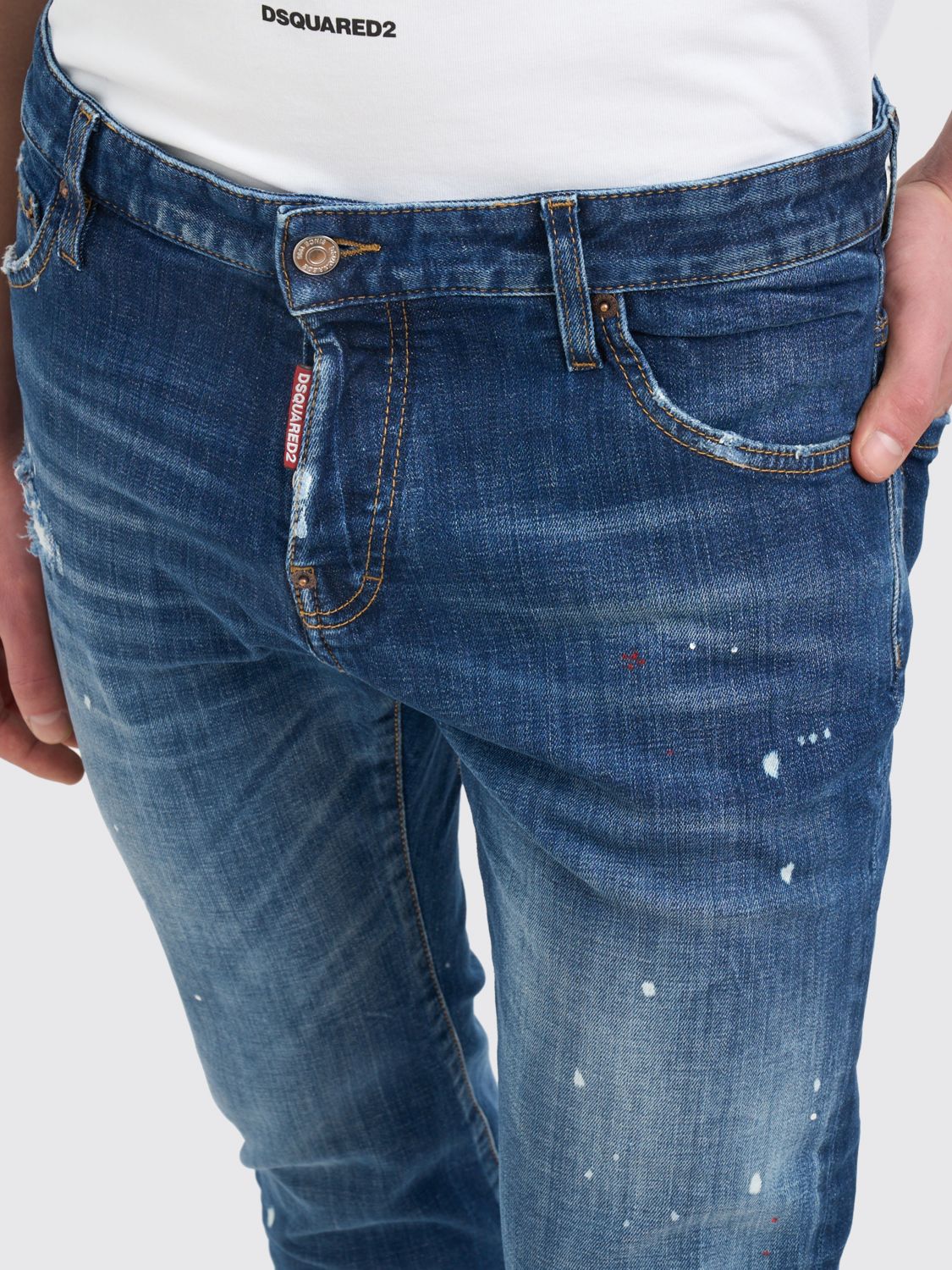 DSQUARED2 JEANS: Jeans uomo Dsquared2, Denim - Img 3