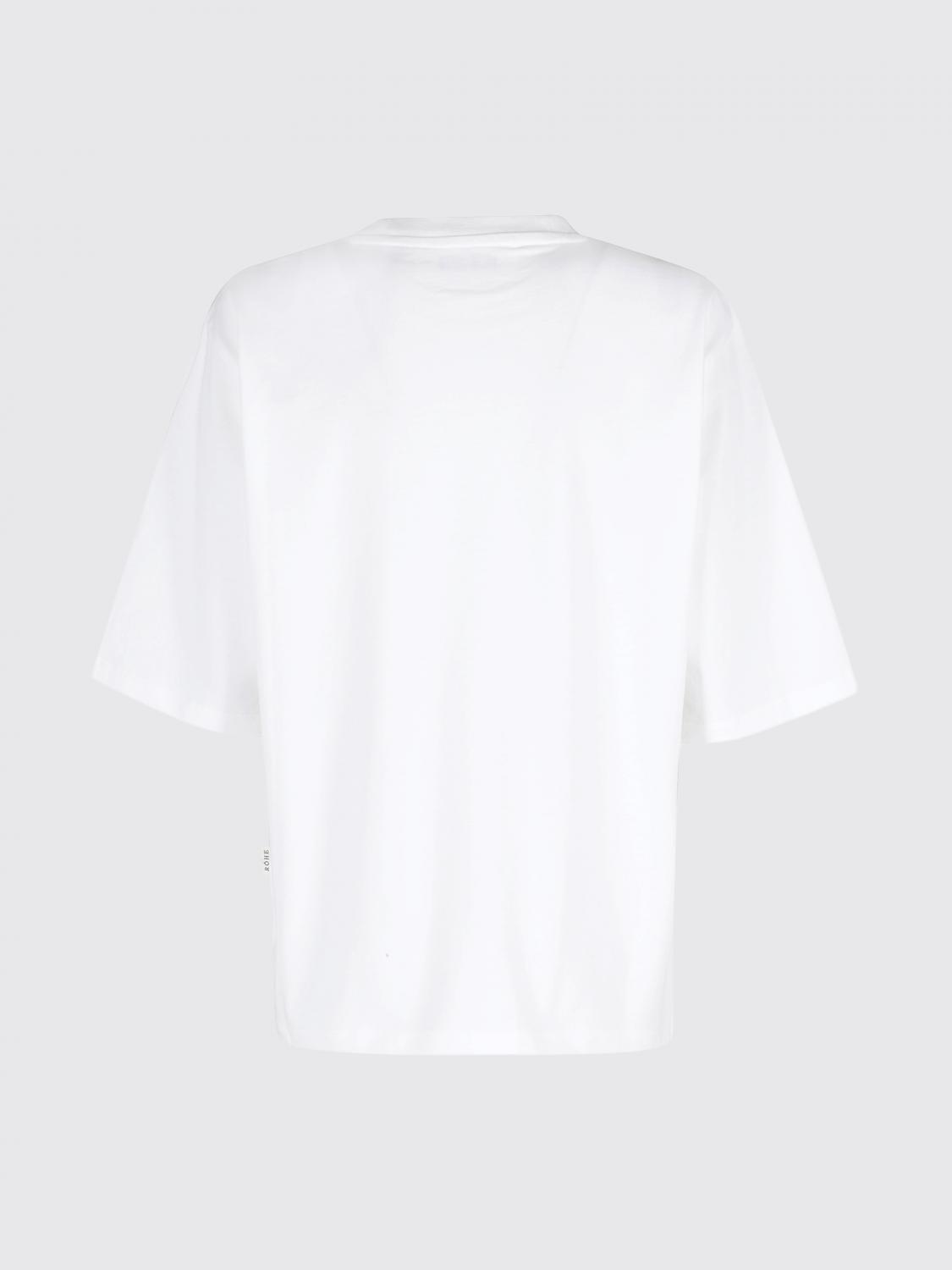 ROHE T-SHIRTS: T-shirts in cotone organico Rohe, Bianco - Img 3
