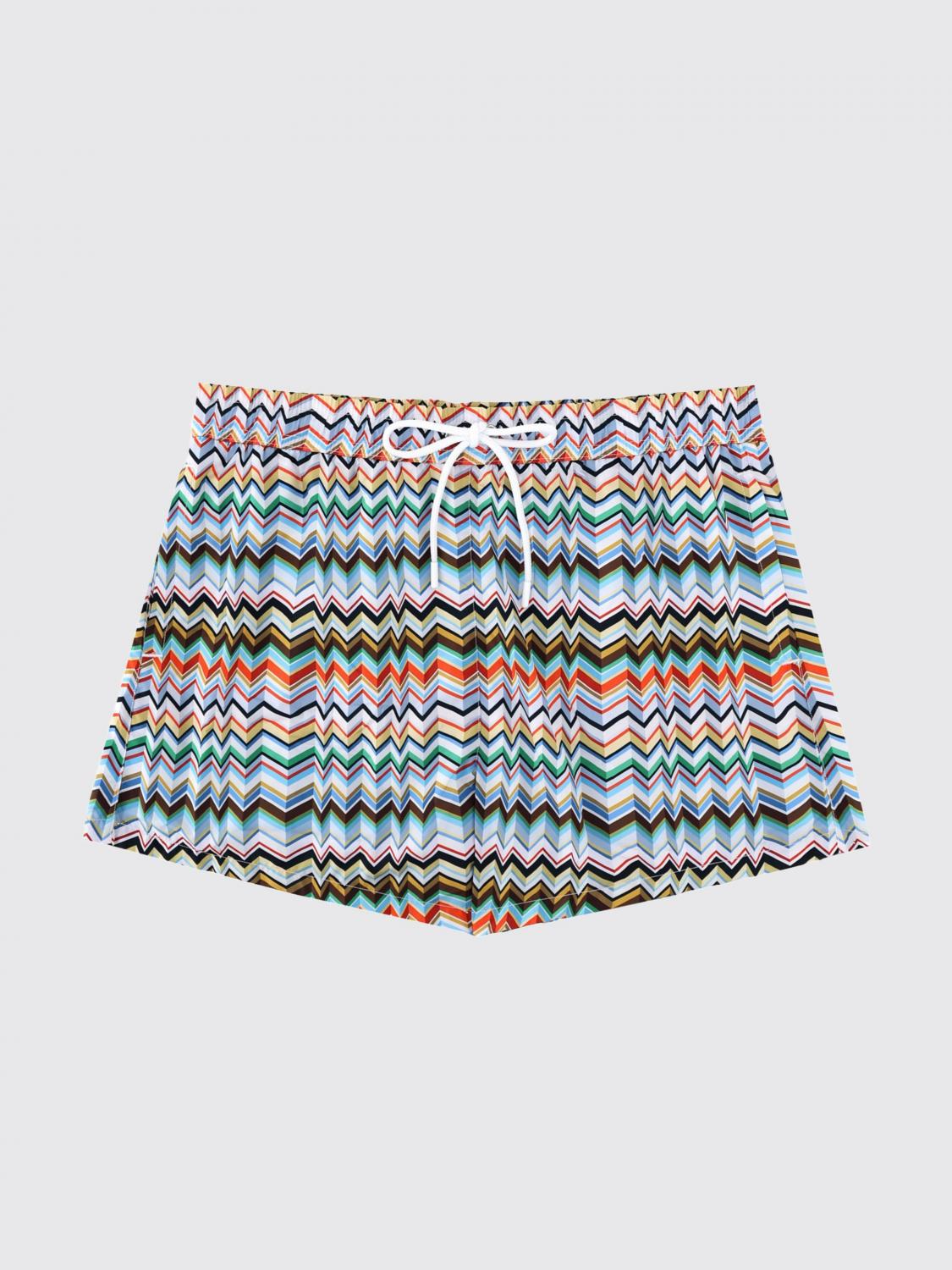 MISSONI BADEMODE: Boxer Badeshorts mit Zickzack-Muster Missoni, Bunt - Img 2