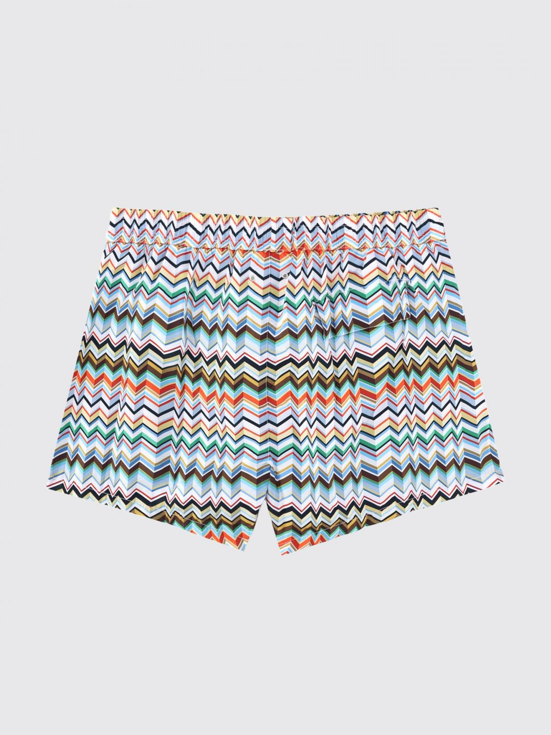 MISSONI BADEMODE: Boxer Badeshorts mit Zickzack-Muster Missoni, Bunt - Img 3