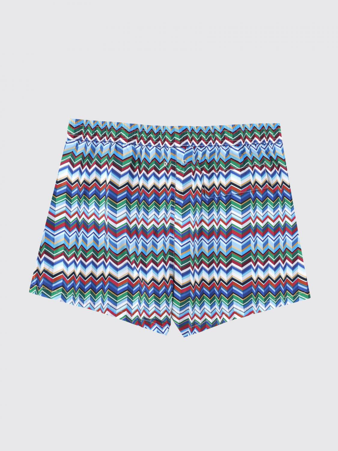 MISSONI BADEMODE: Boxer Badeshorts mit Zickzack-Muster Missoni, Fa01 - Img 3