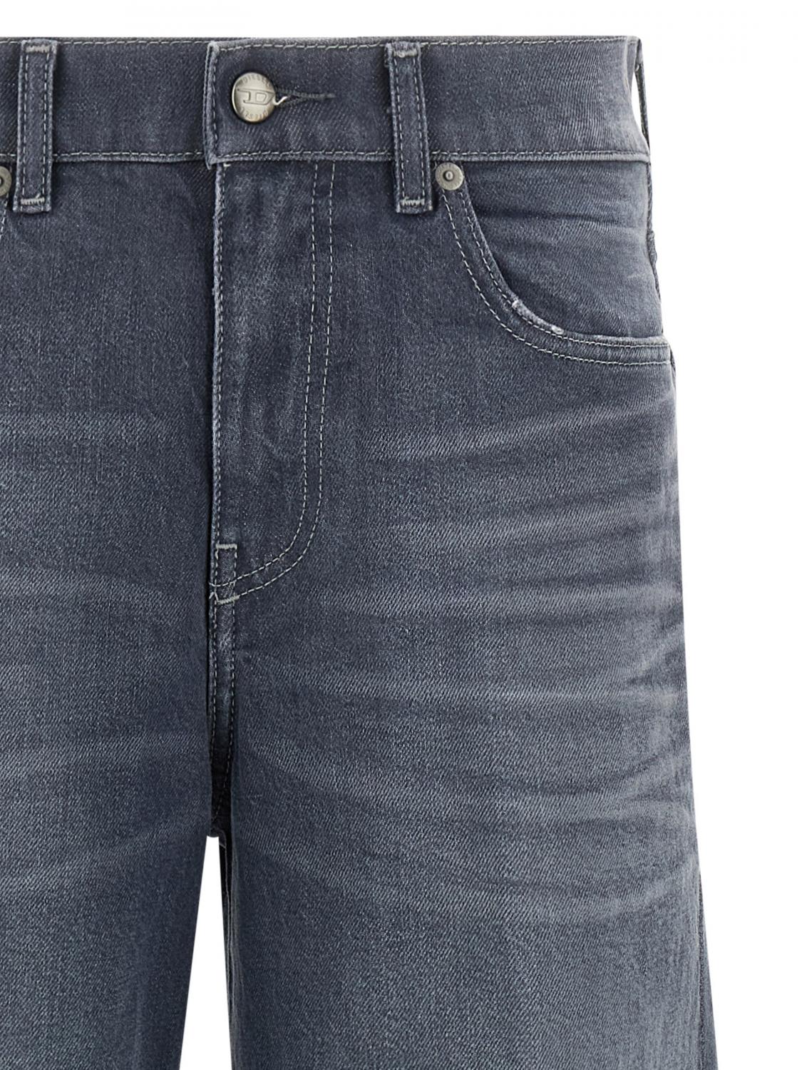 DIESEL JEANS: Jeans a zampa Diesel in denim stretch , Grigio - Img 3