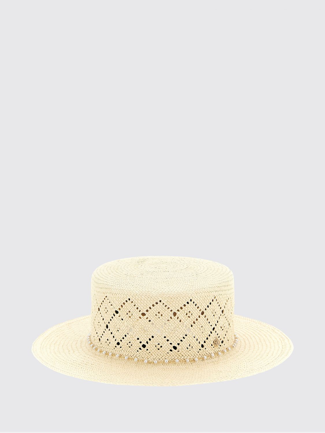 MAISON MICHEL HUT: Hut damen Maison Michel, Beige - Img 1