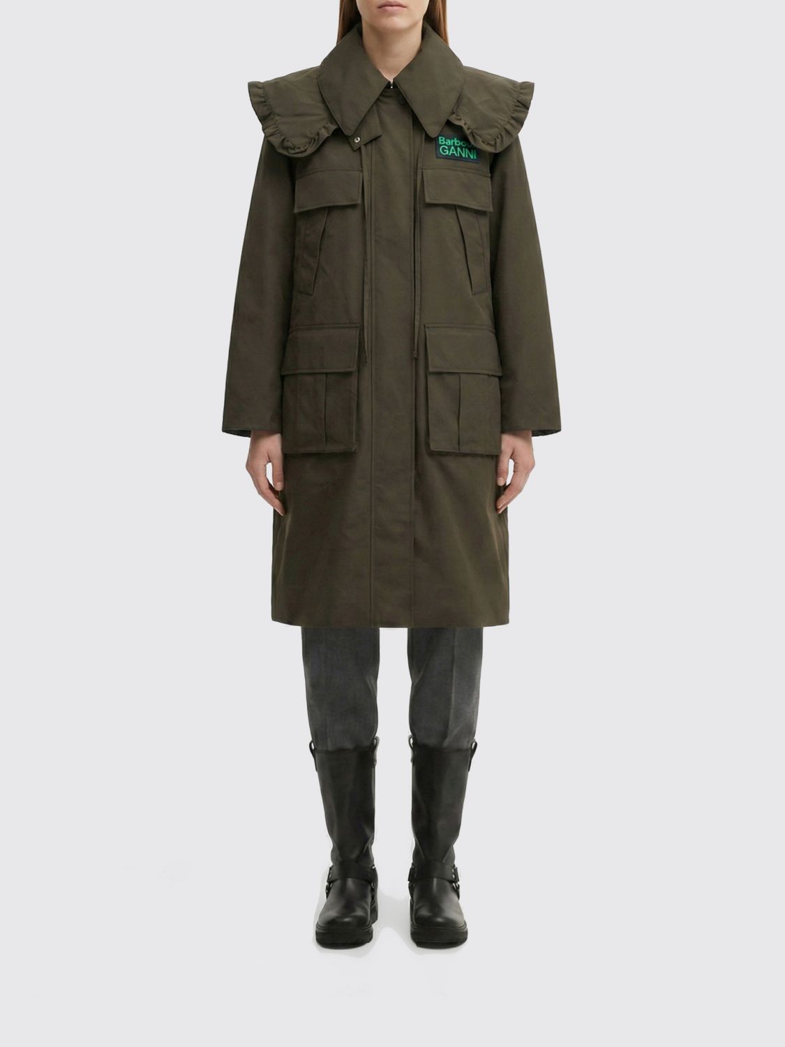 BARBOUR MANTEL: Mantel damen Barbour, Grün - Img 1