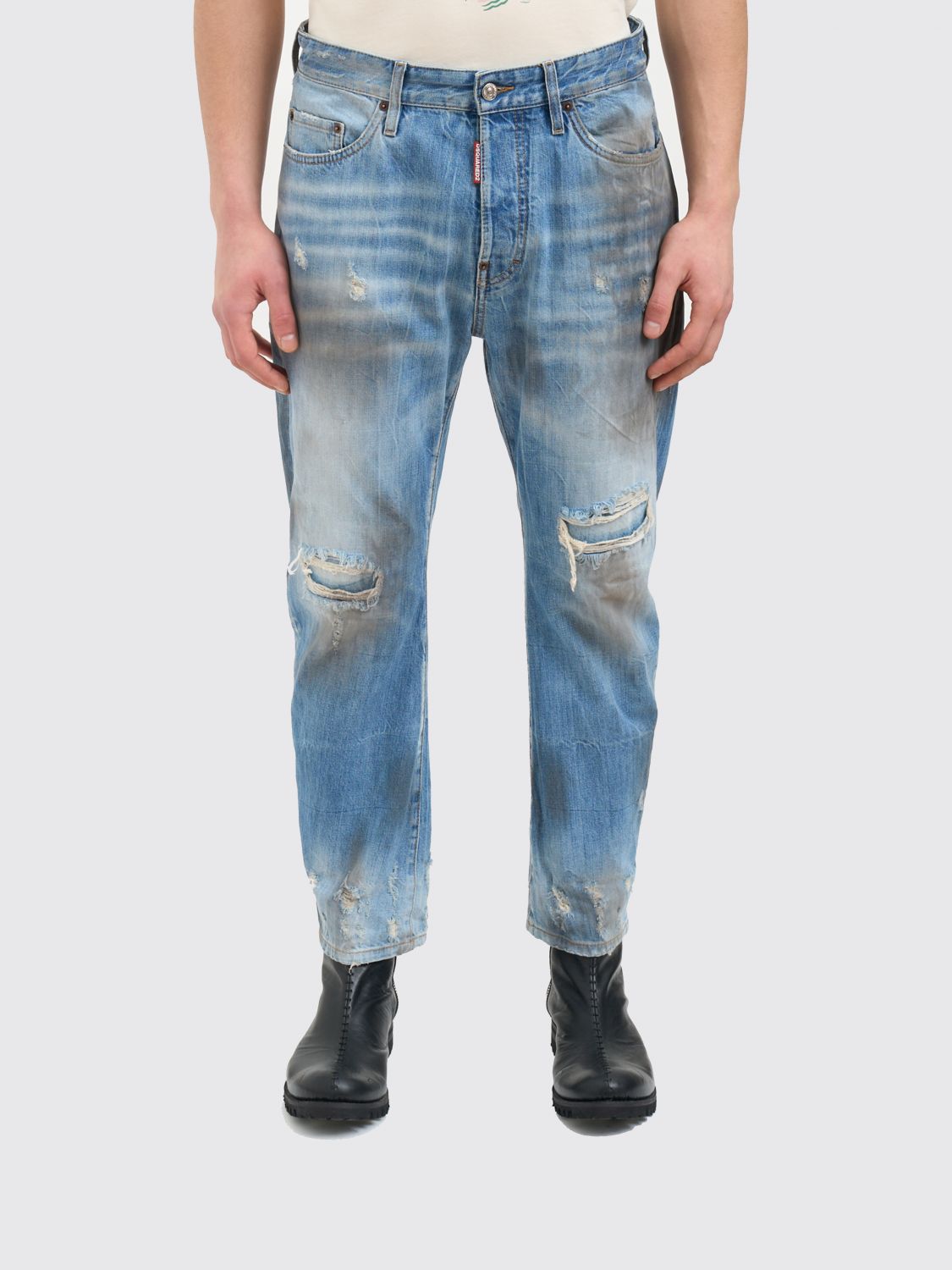 DSQUARED2 JEANS: Jeans uomo Dsquared2, Denim - Img 1