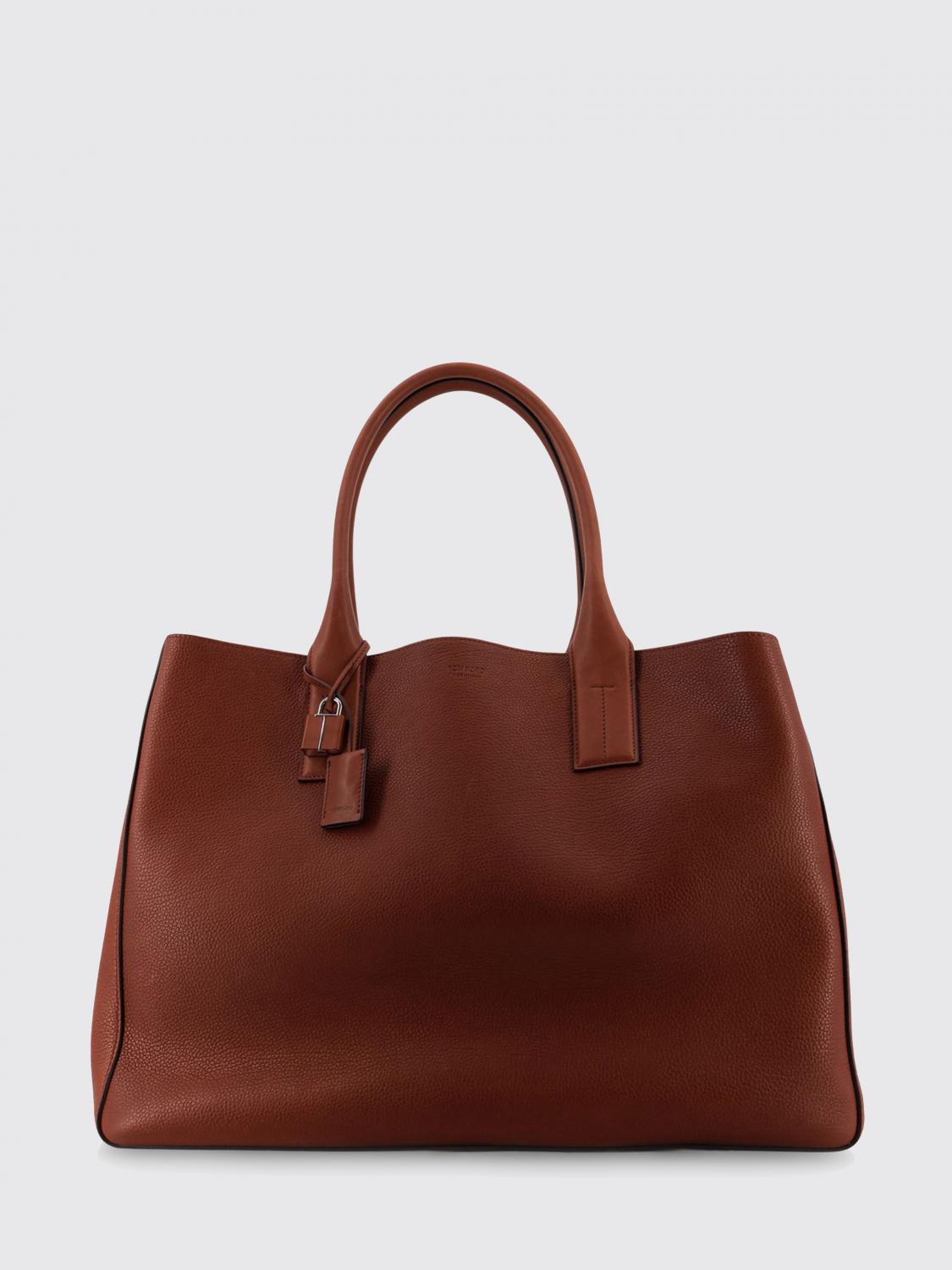 TOM FORD UMHÄNGETASCHE: East West Ledertasche Tom Ford, Braun - Img 1
