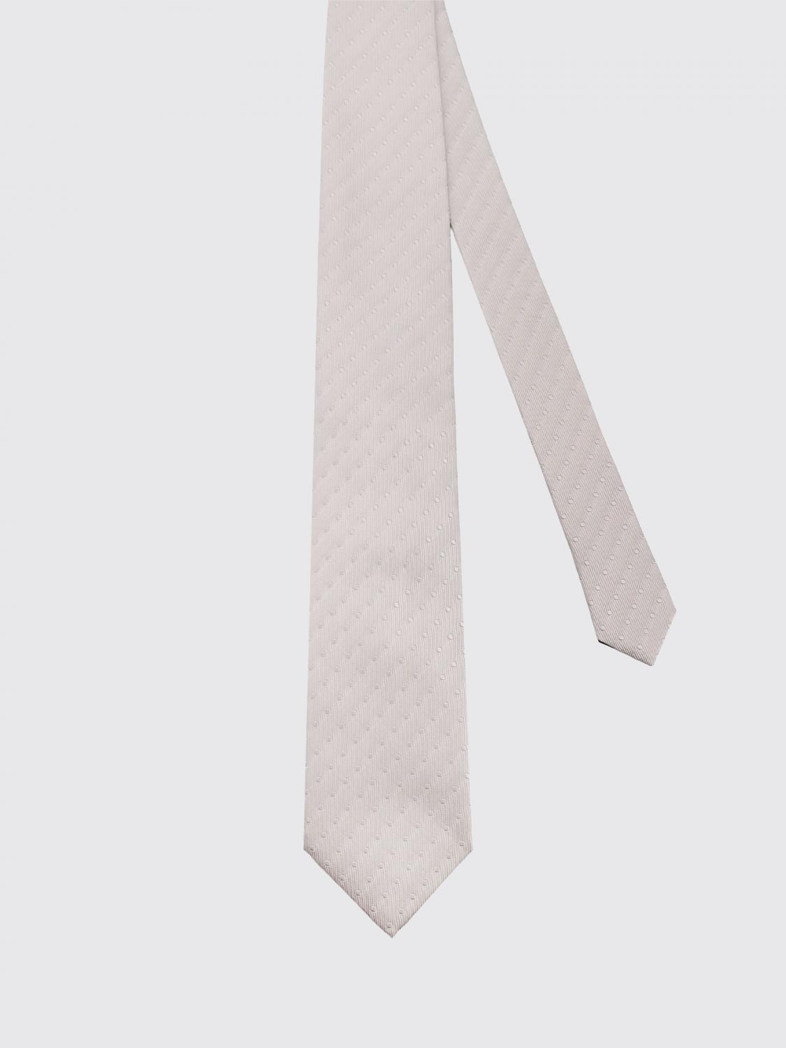 TOM FORD KRAWATTE: Tom Ford Jacquardseidenkrawatte, Platinum - Img 2