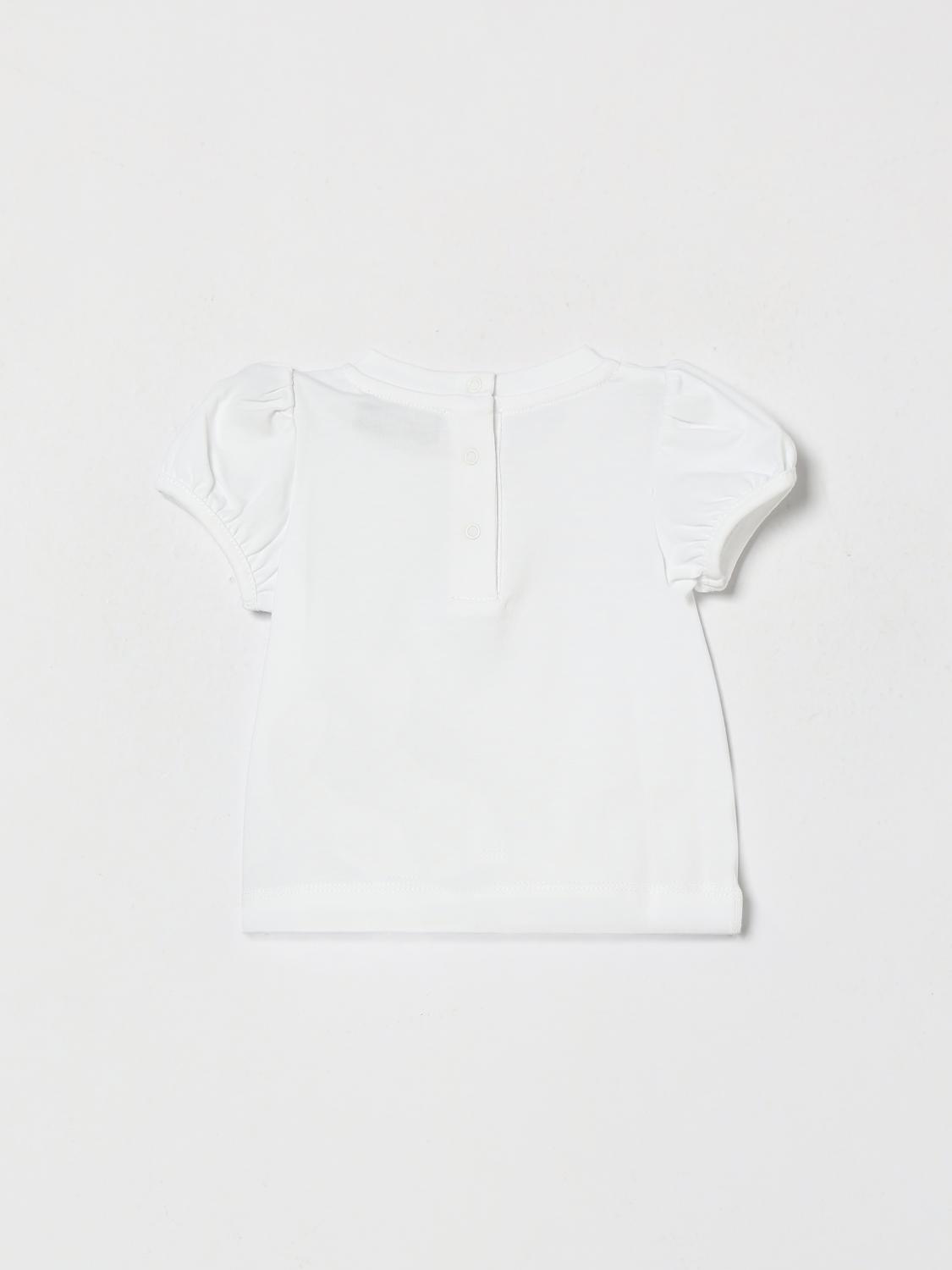MOSCHINO T-SHIRT: Teddy-T-Shirt aus Baumwolle Moschino, Weiß - Img 2