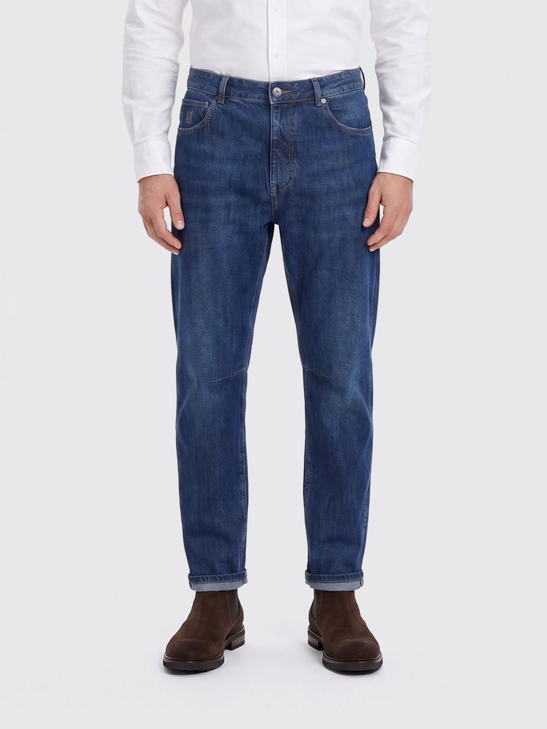 BRUNELLO CUCINELLI JEANS: Slim Fit Denim Jeans Brunello Cucinelli, Denim - Img 1
