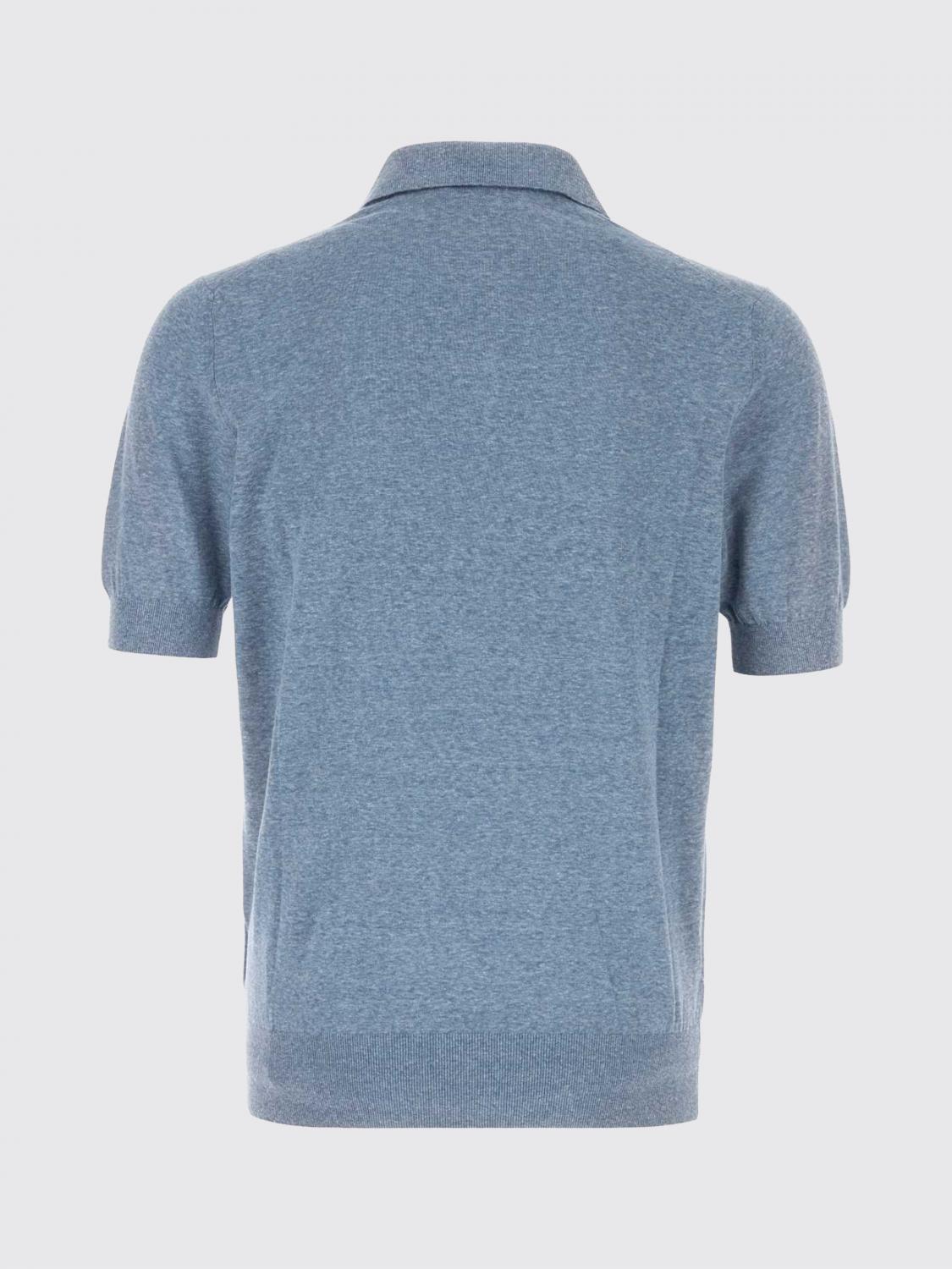 BRUNELLO CUCINELLI POLO: Polo de punto Brunello Cucinelli, Gris - Img 3