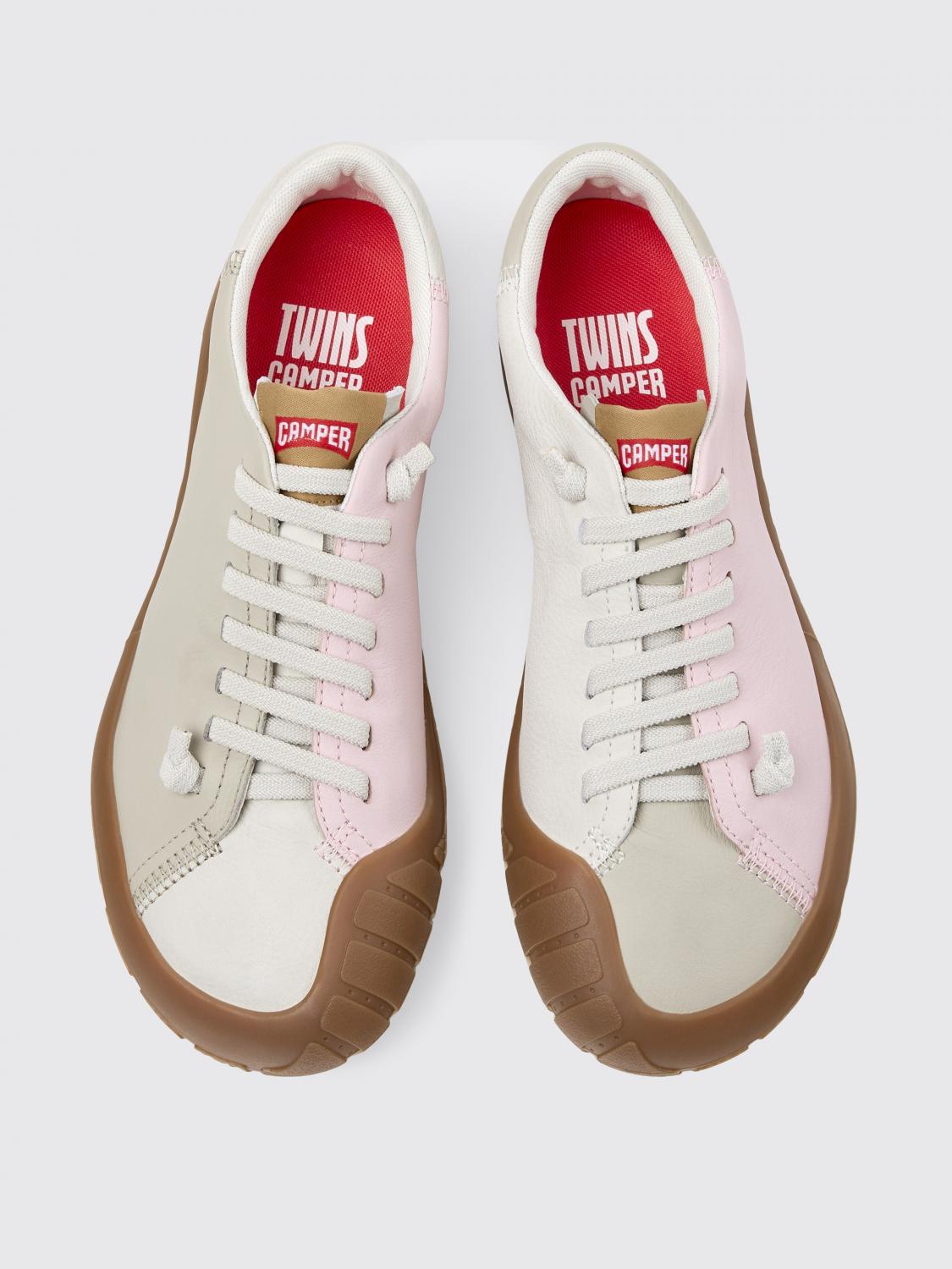 CAMPER SNEAKERS: Sneakers Twins Camper in pelle , Fantasia - Img 4