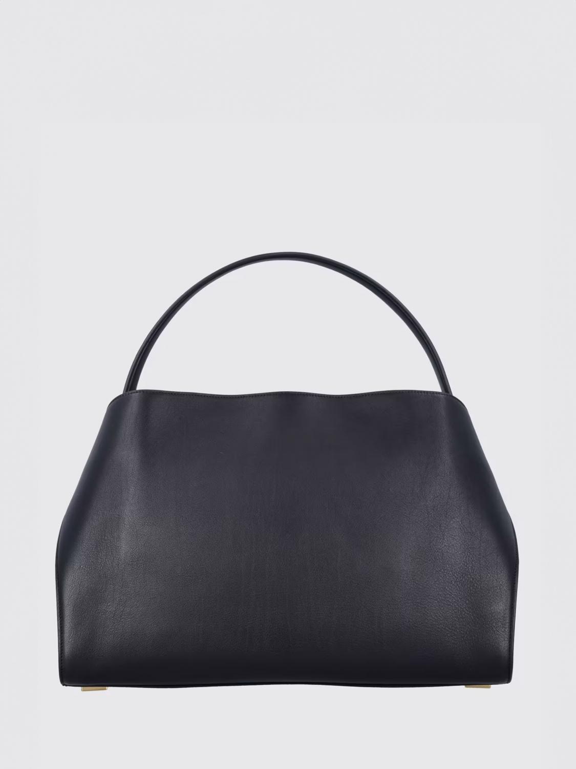 FERRAGAMO BORSA A SPALLA: Borsa Hug Ferragamo in pelle , Nero - Img 2