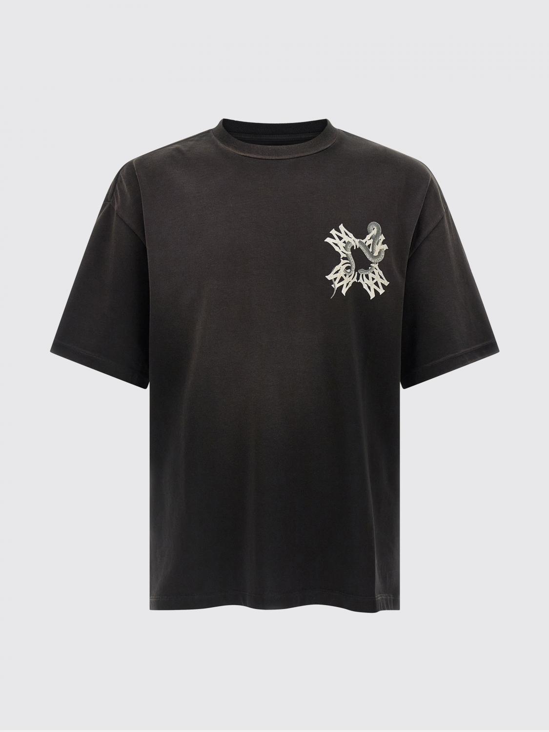 AMIRI CAMISETA: Camiseta de algodón estampada Amiri, Negro - Img 2