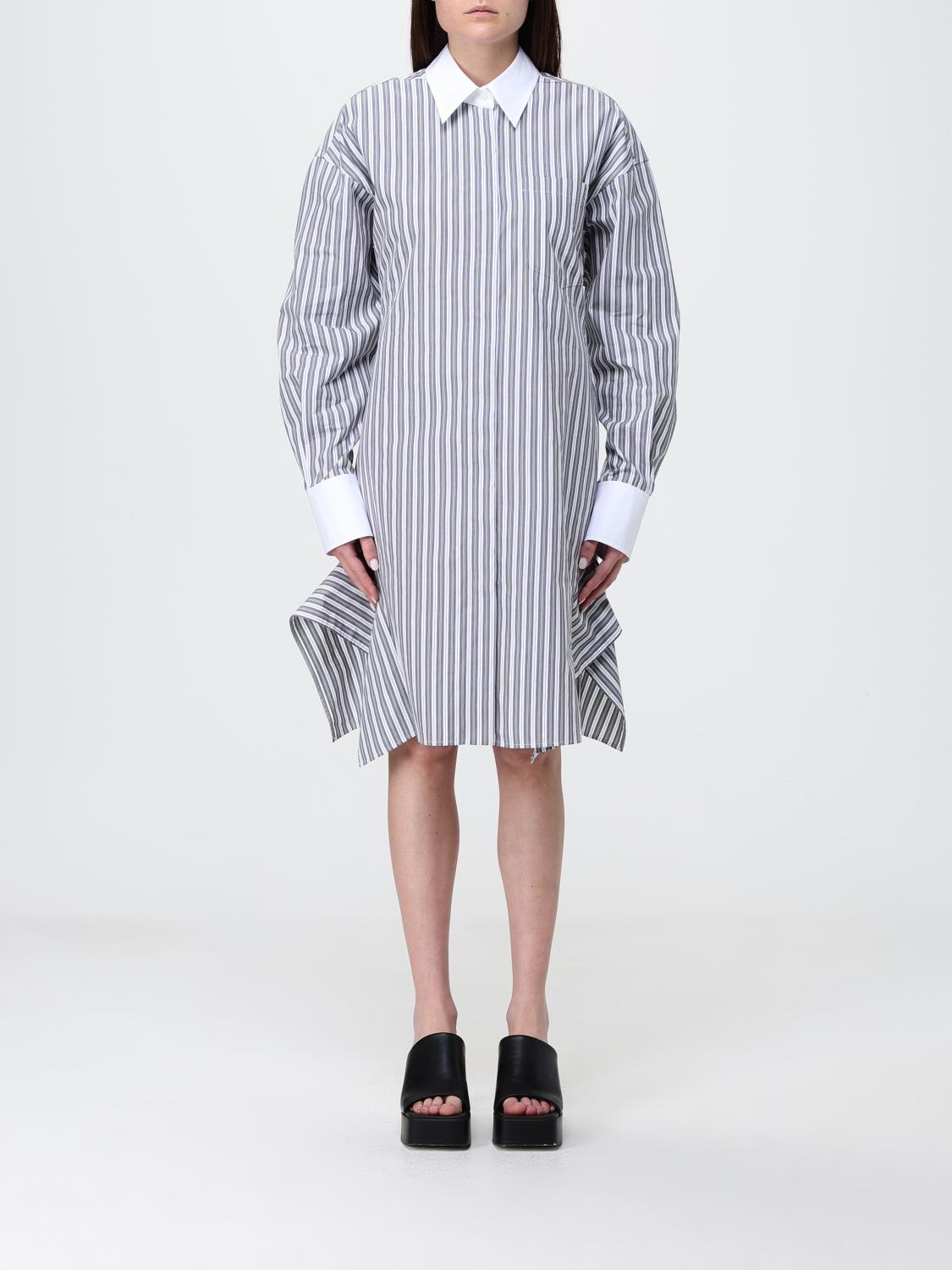 STELLA MCCARTNEY ABITO: Abito chemisier Stella McCartney in cotone a righe , Grigio - Img 1