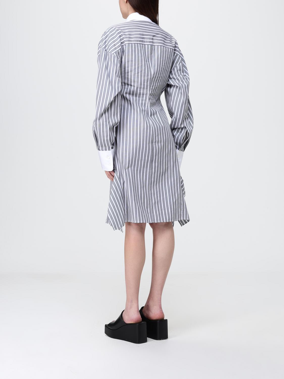 STELLA MCCARTNEY ABITO: Abito chemisier Stella McCartney in cotone a righe , Grigio - Img 2