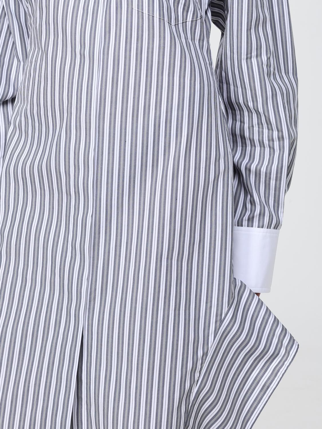 STELLA MCCARTNEY ABITO: Abito chemisier Stella McCartney in cotone a righe , Grigio - Img 3