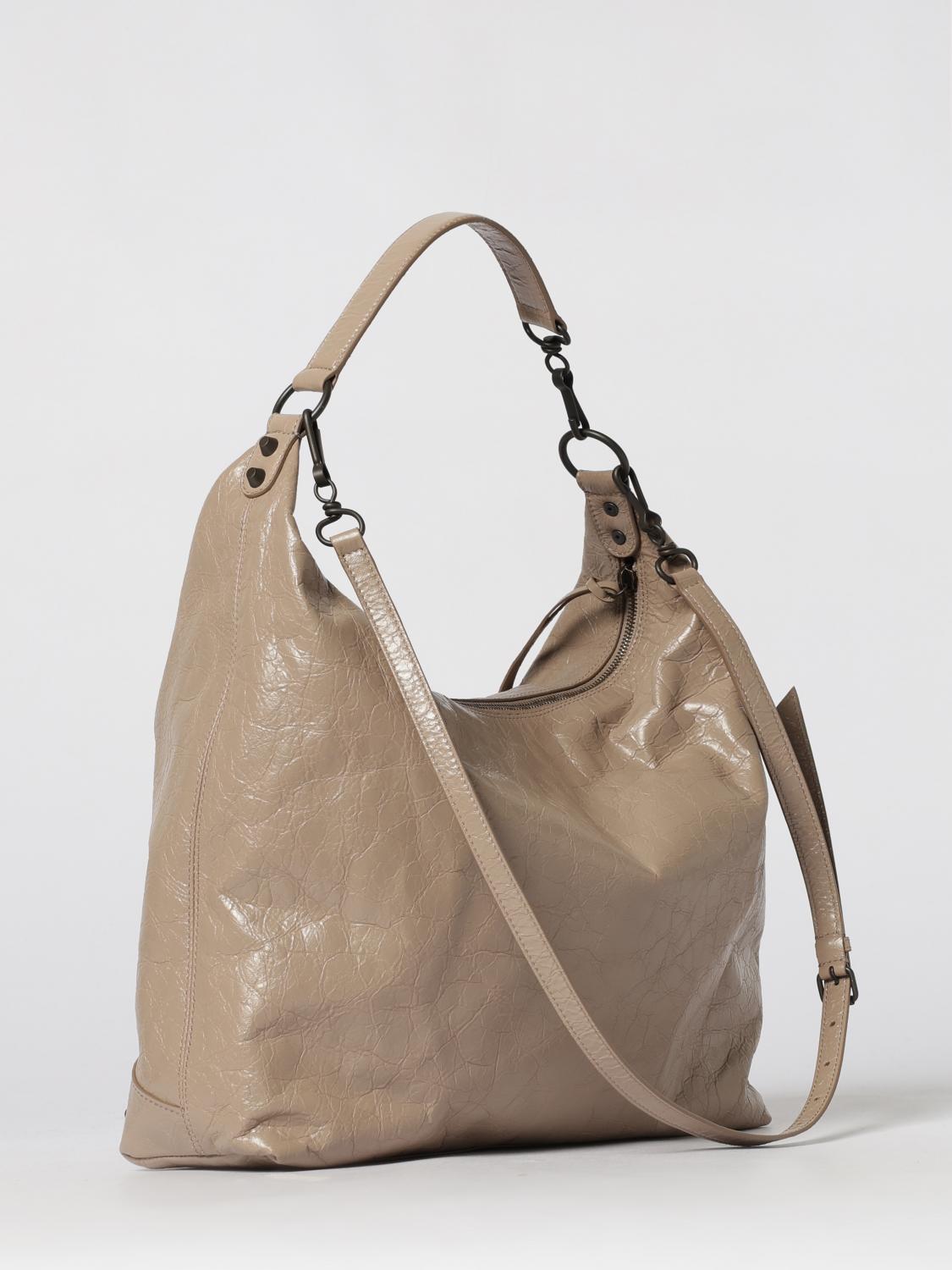 BALENCIAGA BORSA A SPALLA: Borsa Le City Balenciaga in pelle Arena , Beige - Img 3