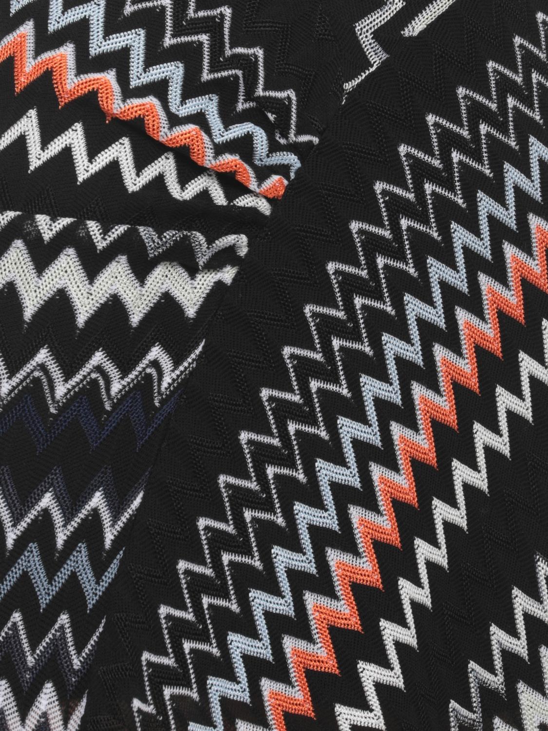 MISSONI ABITO: Abito lungo Missoni in jersey con motivo zig-zag , Marrone - Img 3