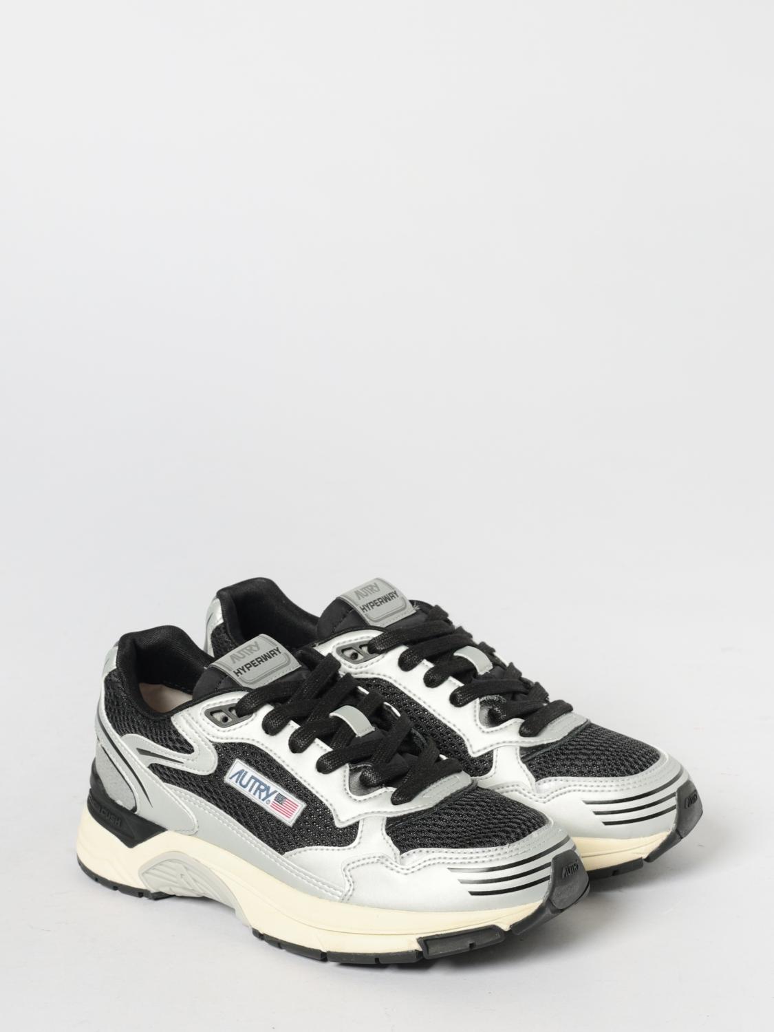 AUTRY SNEAKERS: Sneakers Hyperway Autry in mesh e gomma laminata , Nero - Img 2