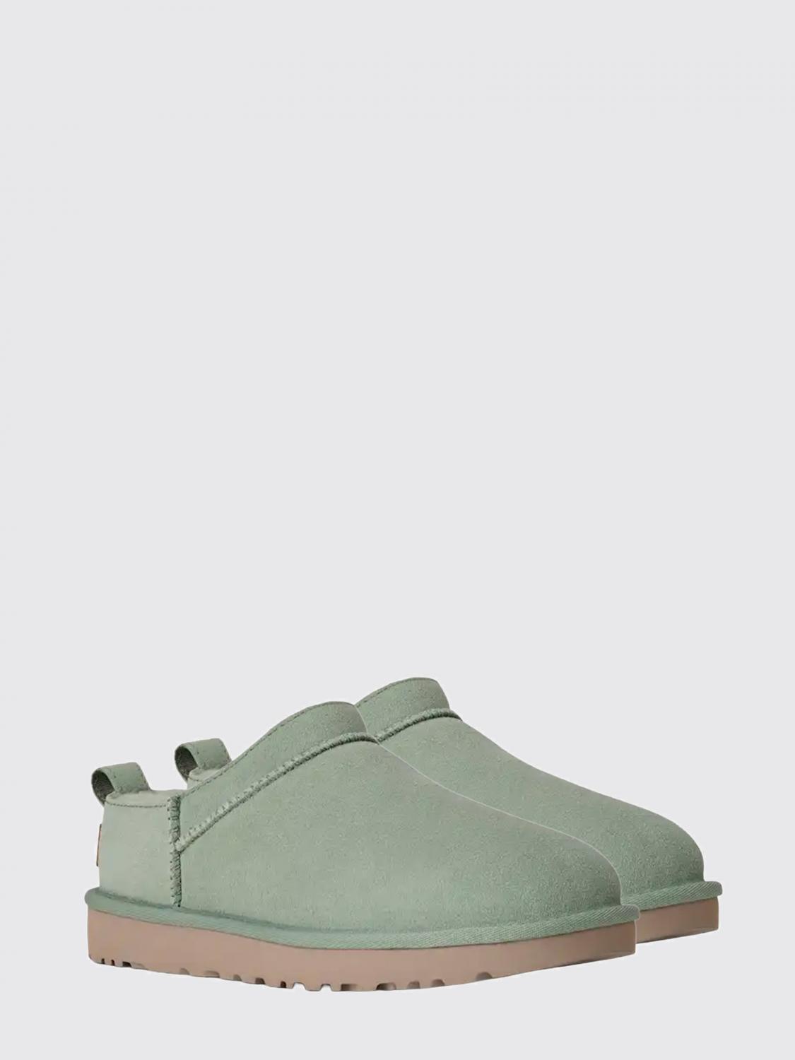 UGG STIEFEL: Classic Micro Stiefeletten UGG aus Wildleder, Grün - Img 2