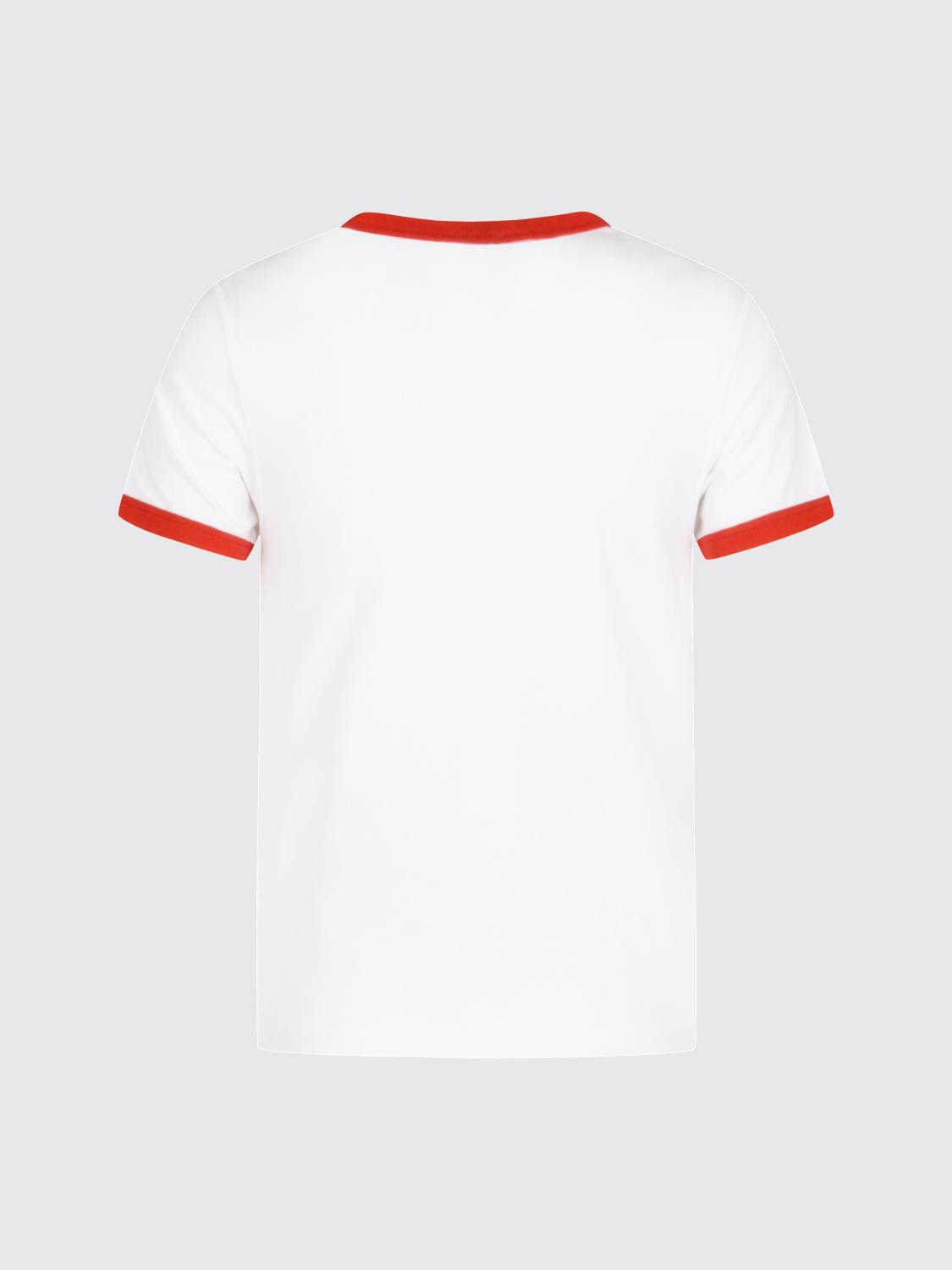 CASABLANCA T-SHIRTS: T-shirt in cotone stampata Casablanca, Bianco - Img 3