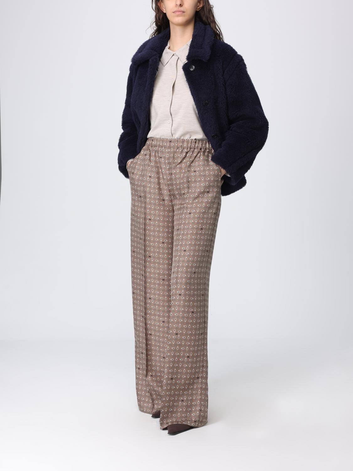 MAX MARA PELLICCIA: Pelliccia corta Max Mara, Fango - Img 2