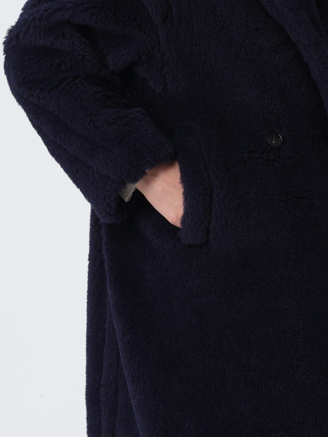 MAX MARA PELLICCIA: Pelliccia in Alpaca Max Mara, Blue - Img 5