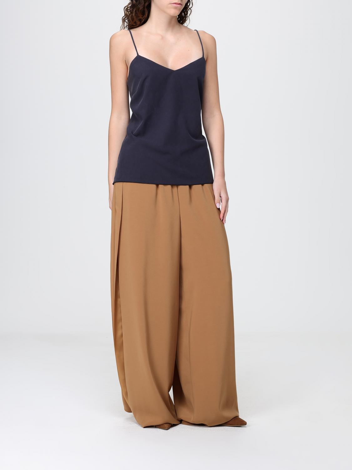 MAX MARA TOP: Top di seta Max Mara, Blue - Img 2