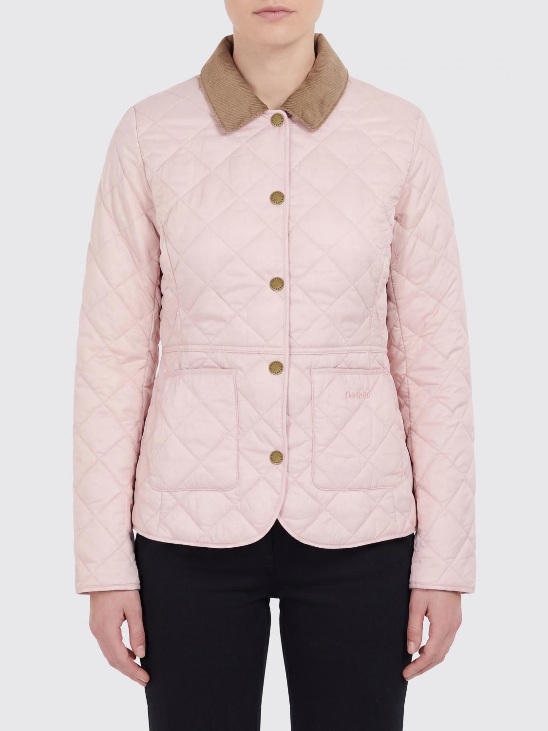 BARBOUR CHAQUETA: Chaqueta acolchada Barbour de nailon, Rosa - Img 1