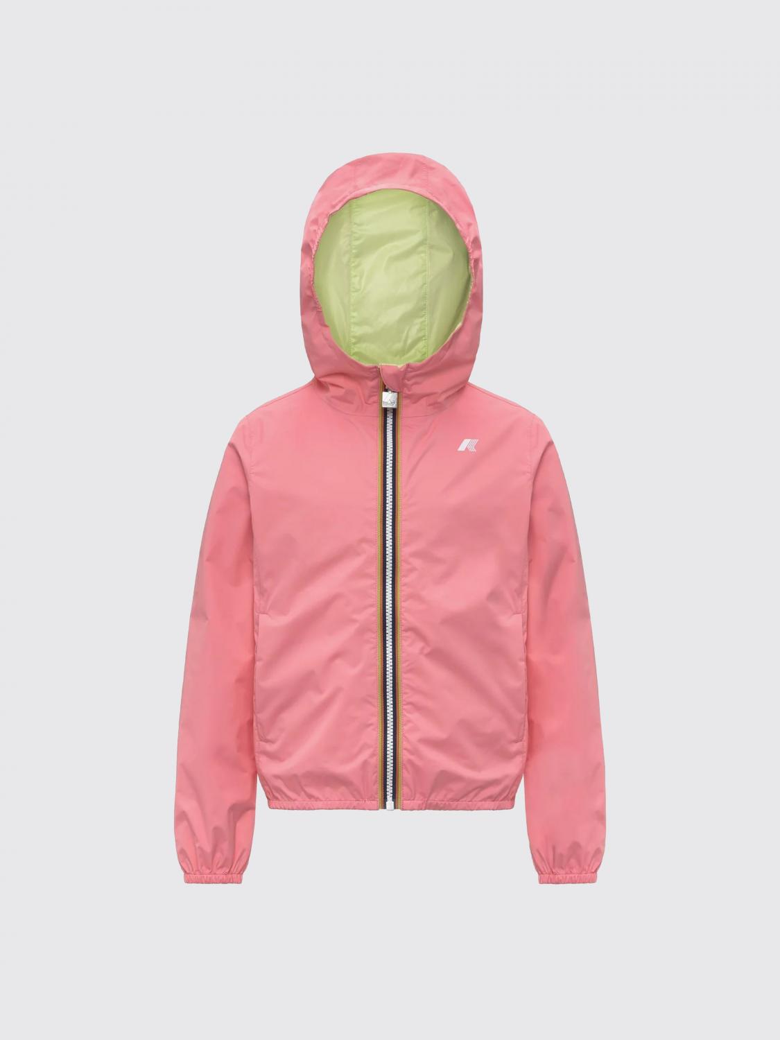 K-WAY JACKE: Wendejacke mit Kapuze K-way, Pink - Img 1