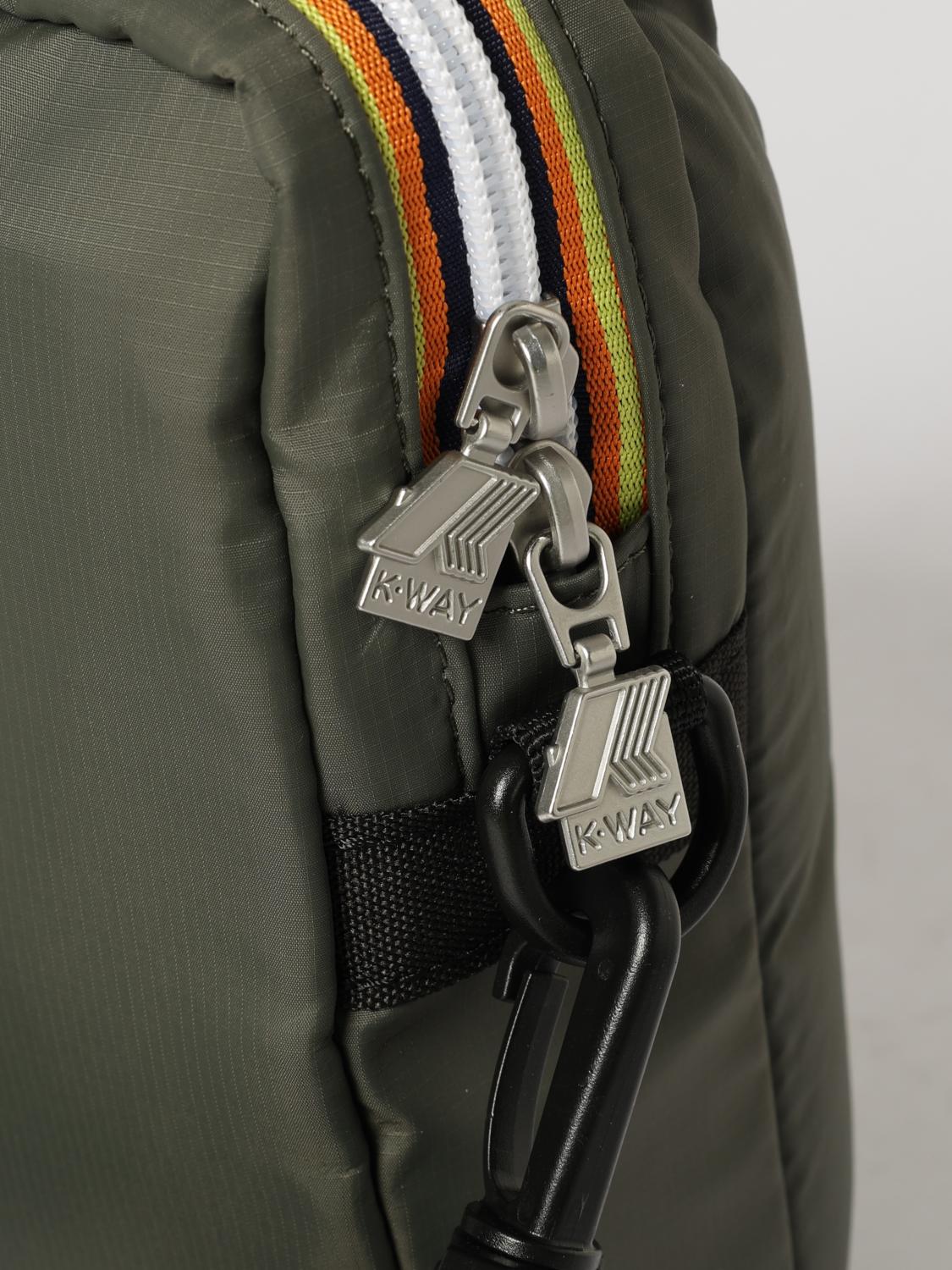 K-WAY TASCHE: Barbiton Tasche aus wasserdichtem Ripstop-Nylon K-Way, Sauergrün - Img 3