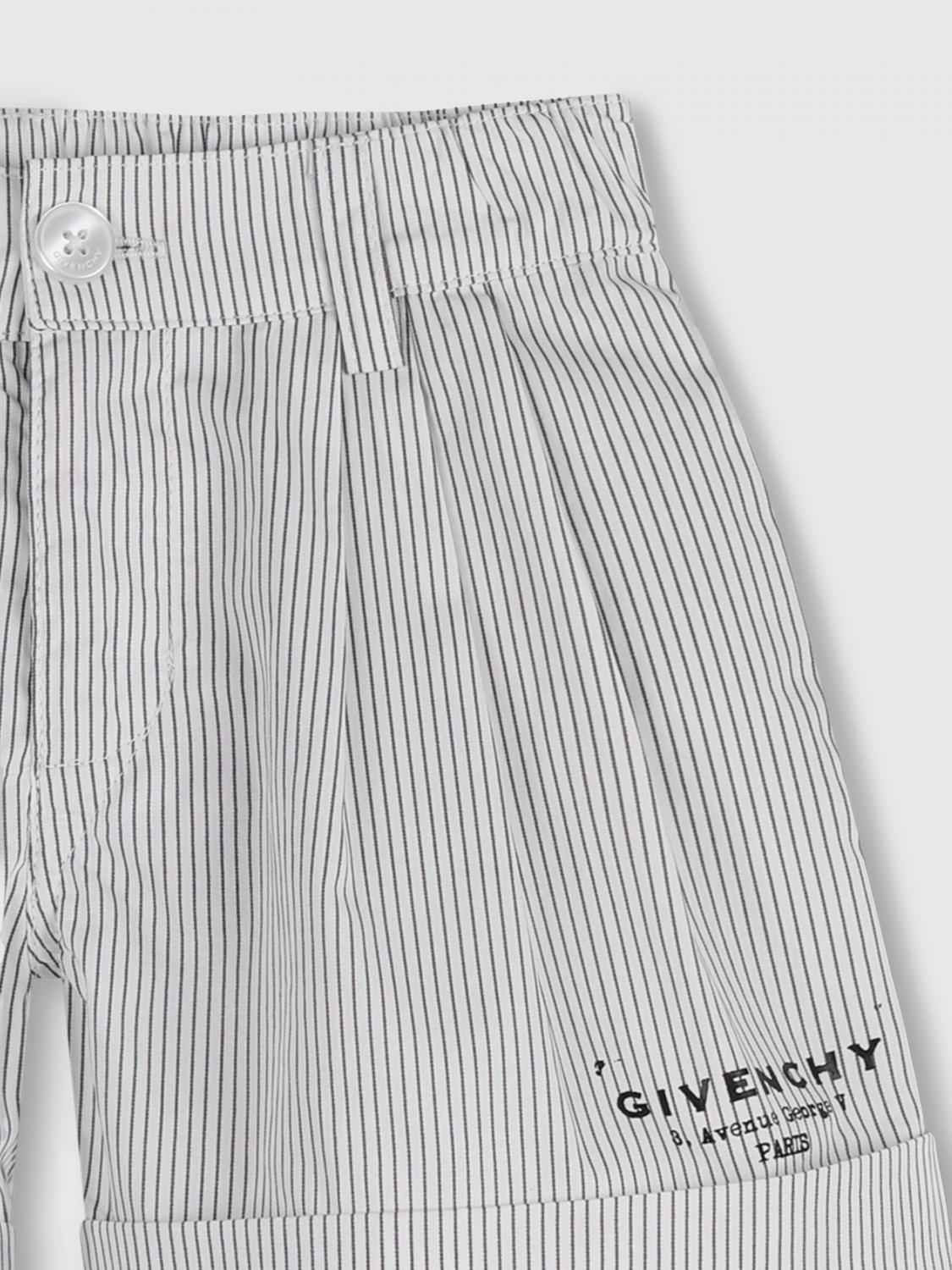 GIVENCHY ENSEMBLE: Ensemble coordonné de jour en coton à rayures Givenchy, Beige - Img 4